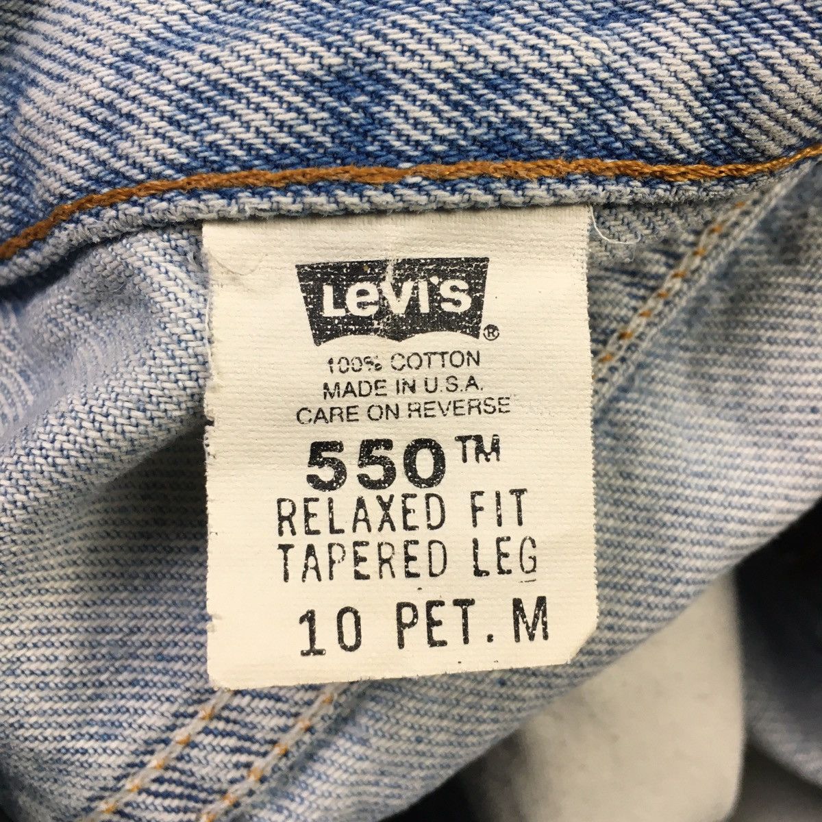 Levi's × Levi's Vintage Clothing × Vintage Crazy Vintage Levis 550 Relaxed Fit Tapered Leg Jeans Size US 28 / EU 44 - 8 Thumbnail