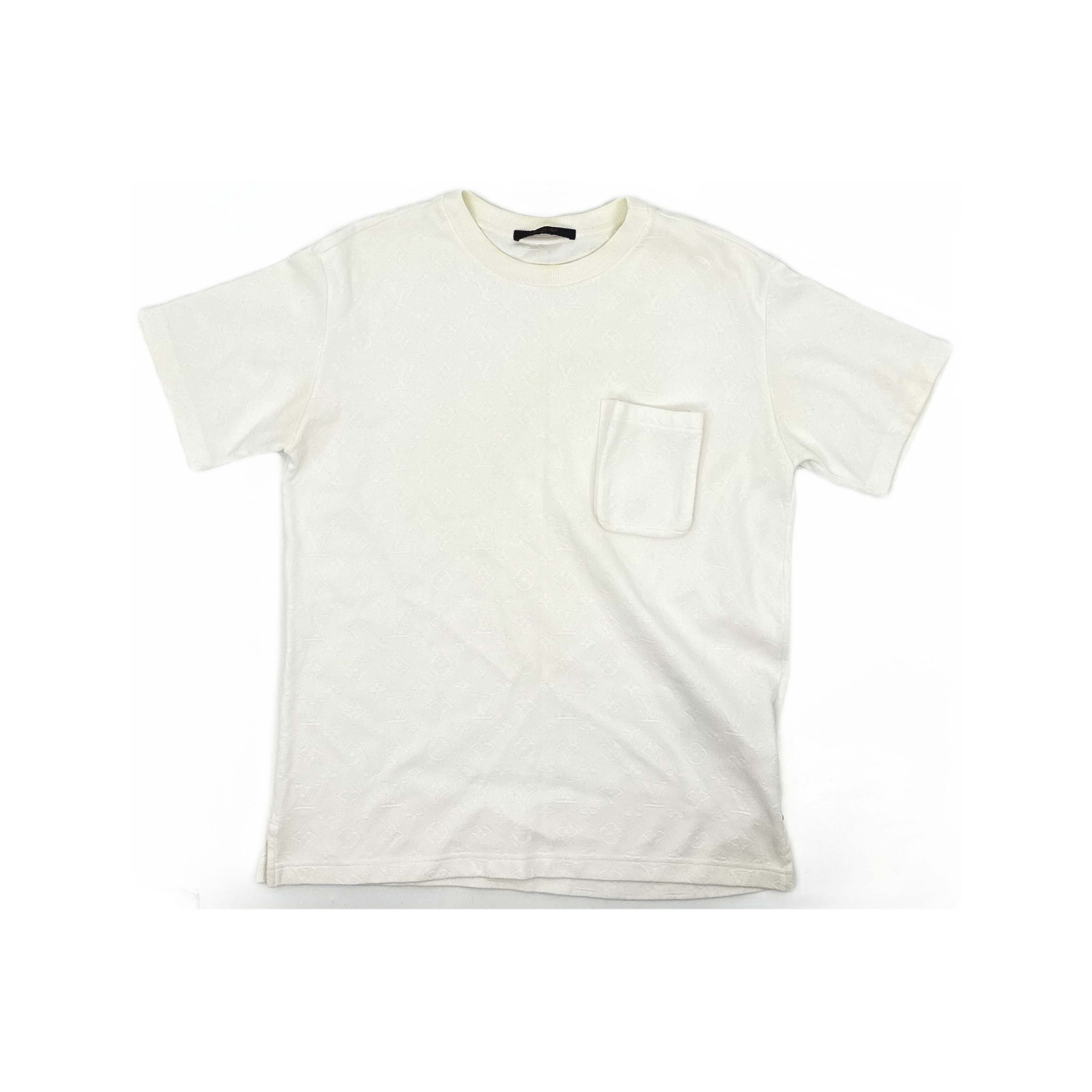 Louis Vuitton Louis Vuitton Monogram Textured Pocket T-Shirt M Size US M / EU 48-50 / 2 - 1 Thumbnail