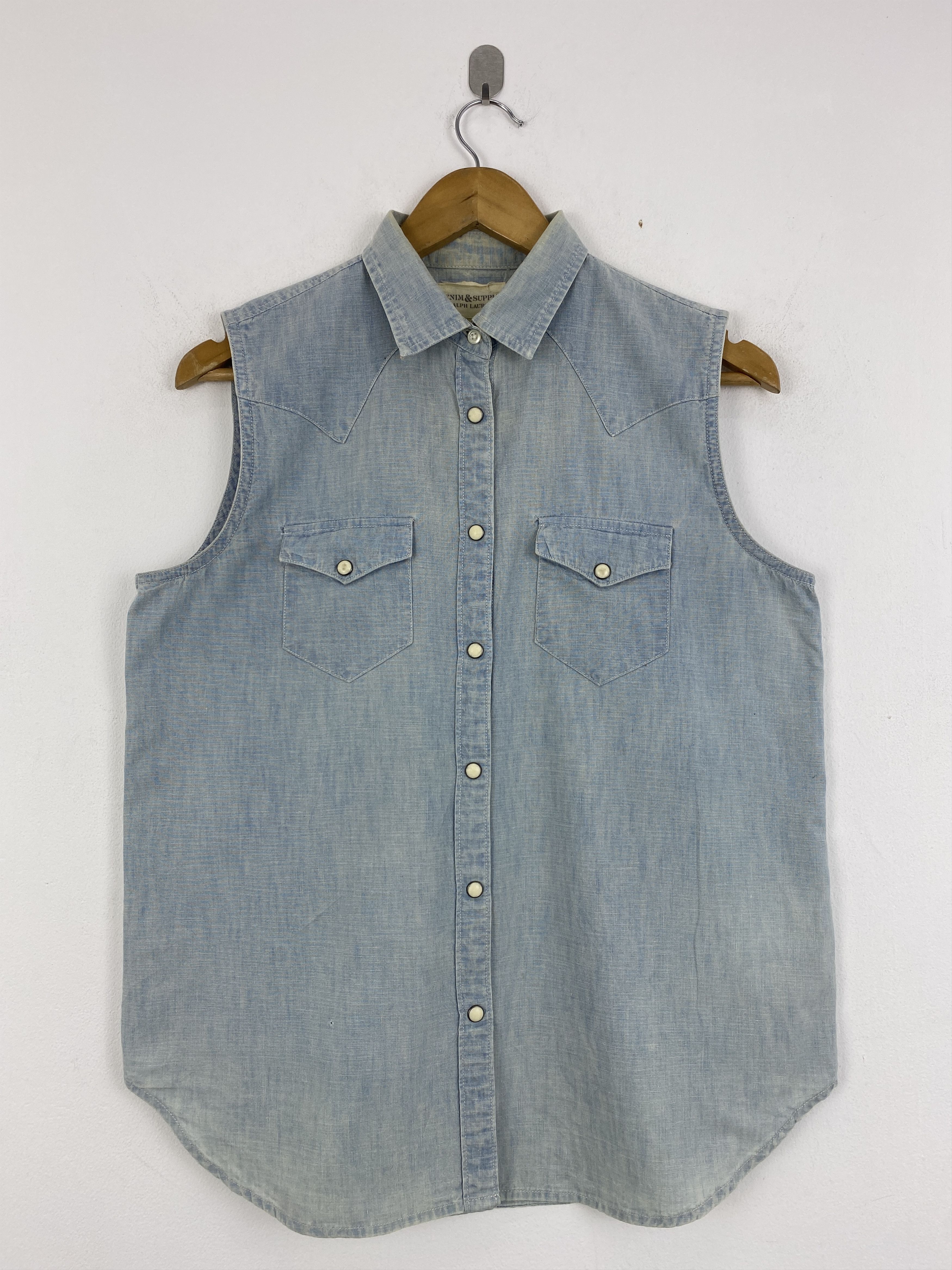 Denim & Supply Ralph Lauren Denim & Supply Ralph Lauren Vest down Feathers Denim JA0153 Size US M / EU 48-50 / 2 - 1 Thumbnail