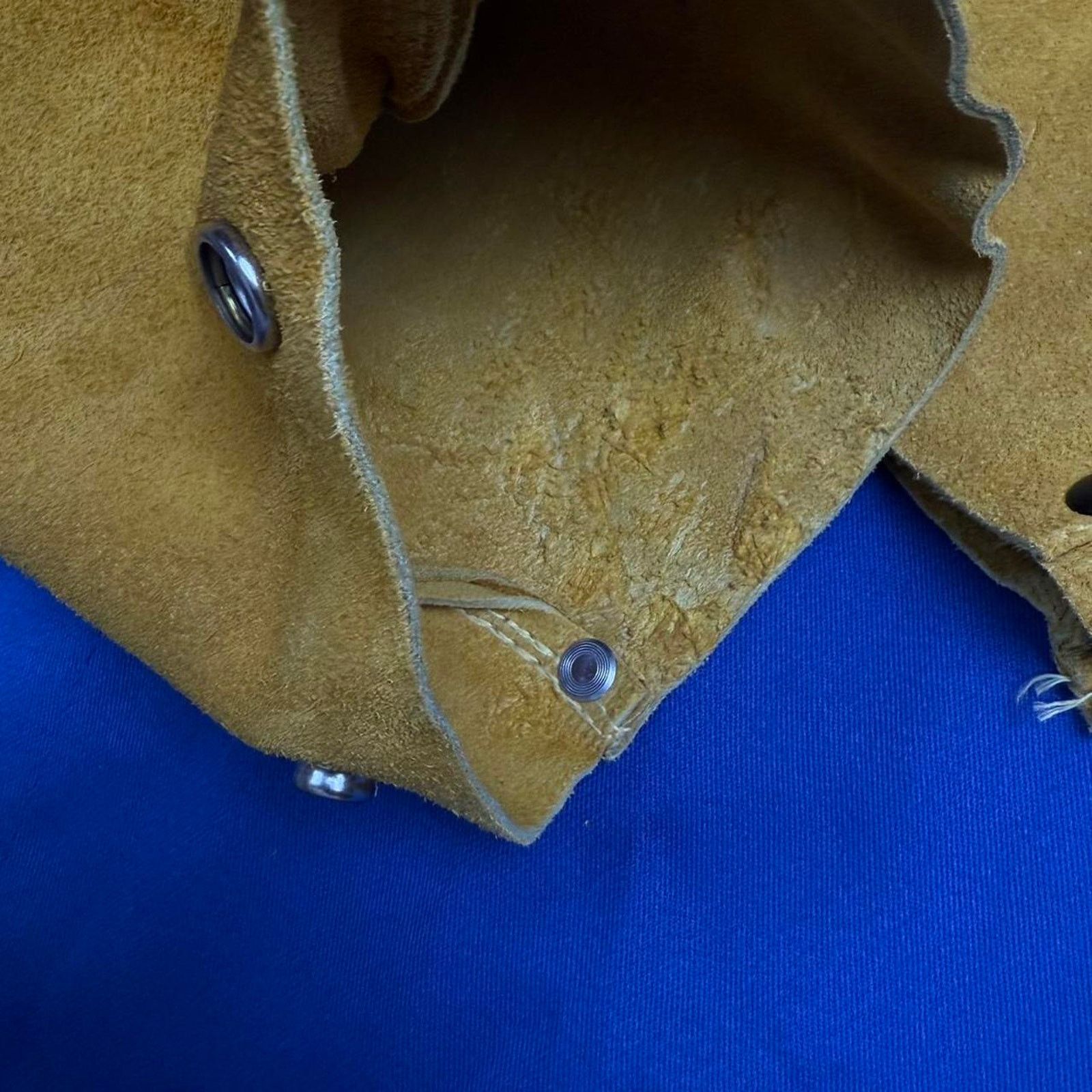 Other True vintage navy fighter pilot leather sleeve yellow jacket Size US XXL / EU 58 / 5 - 7 Thumbnail