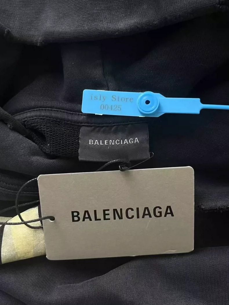 Balenciaga Balenciaga Logo Printed Hoodie Size US M / EU 48-50 / 2 - 4 Thumbnail