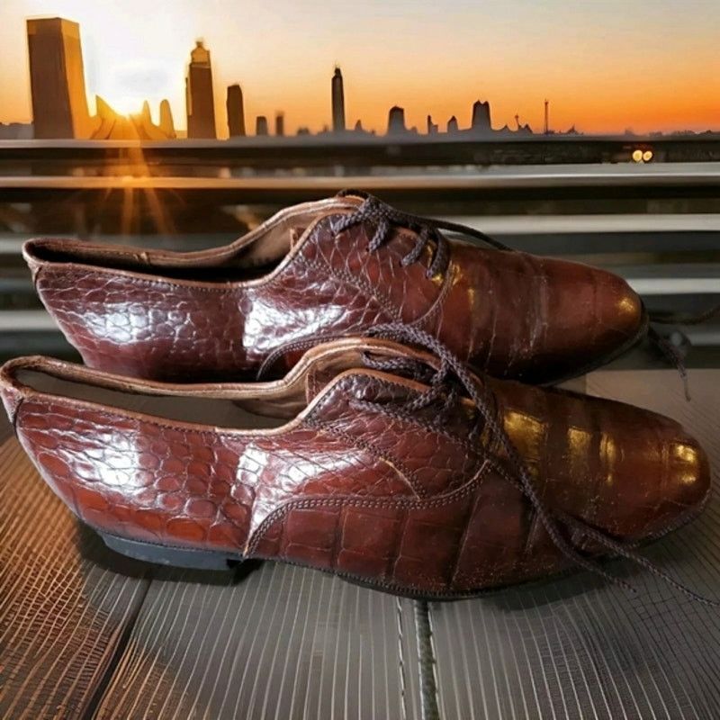 Other San Remo Mens Brown Dress Shoes Size 8.5 Size US 8.5 / EU 41-42 - 5 Thumbnail