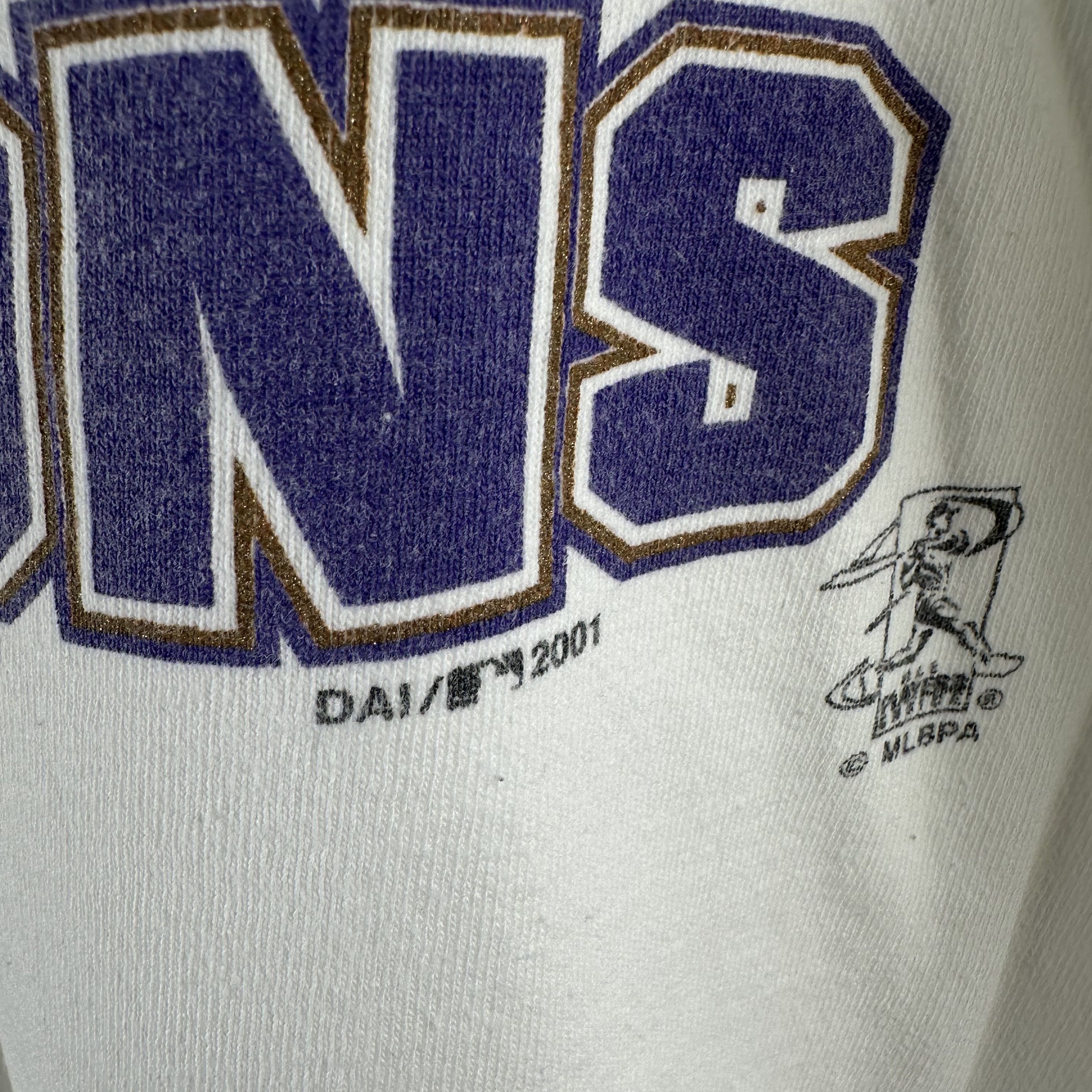 Vintage 2001 Arizona Diamondbacks MLB World Champions T-Shirt Size US XL / EU 56 / 4 - 4 Thumbnail