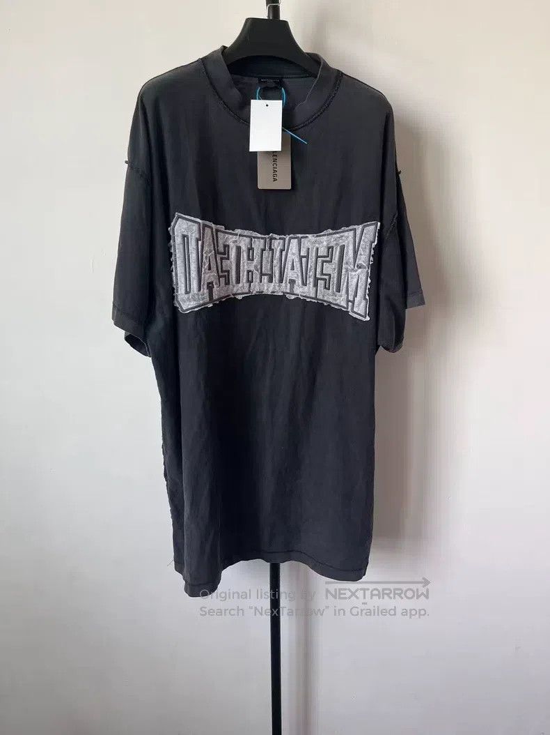 Balenciaga Balenciaga Round Neck Plain Knit Short Sleeve T-Shirt Size US L / EU 52-54 / 3 - 1 Thumbnail