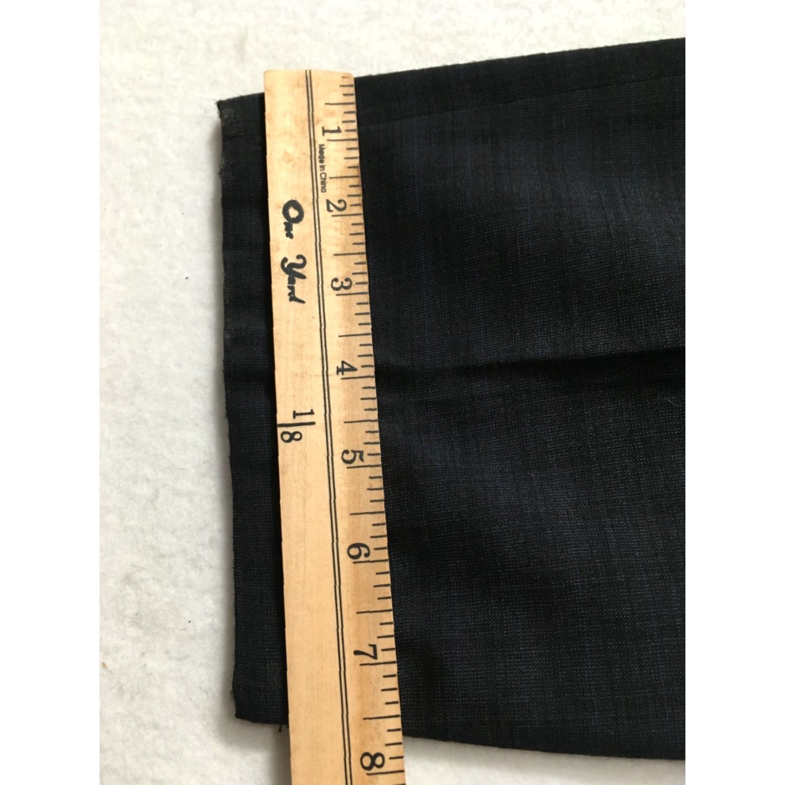 Vintage JRB Mens Pants 34X29 Blue Pleated Straight Leg Wool Polyester with Pockets Size US 34 / EU 50 - 2 Thumbnail