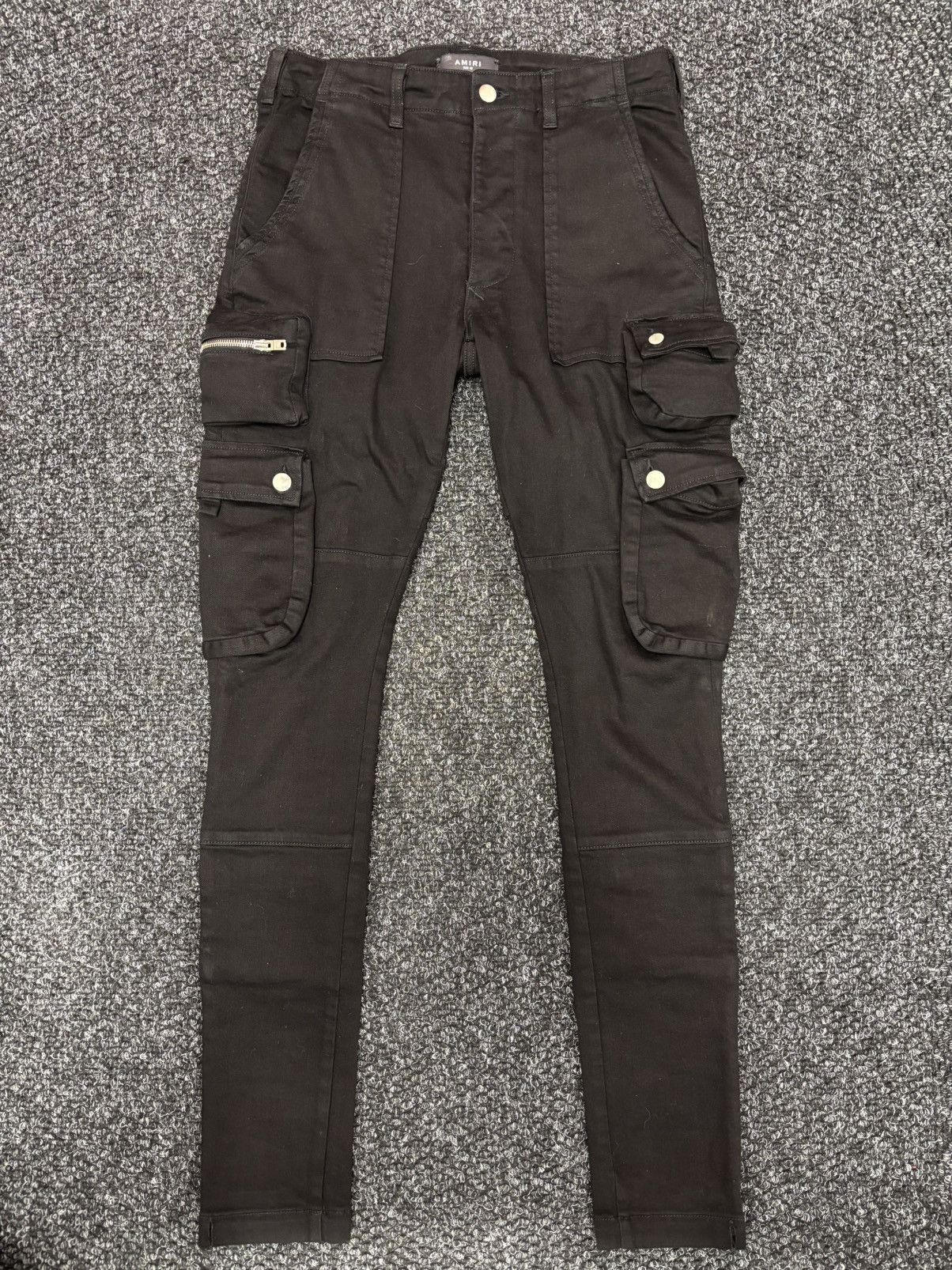 Amiri Amiri Tactical Cargo Slim-Fit Pants Black Size US 32 / EU 48 - 1 Thumbnail