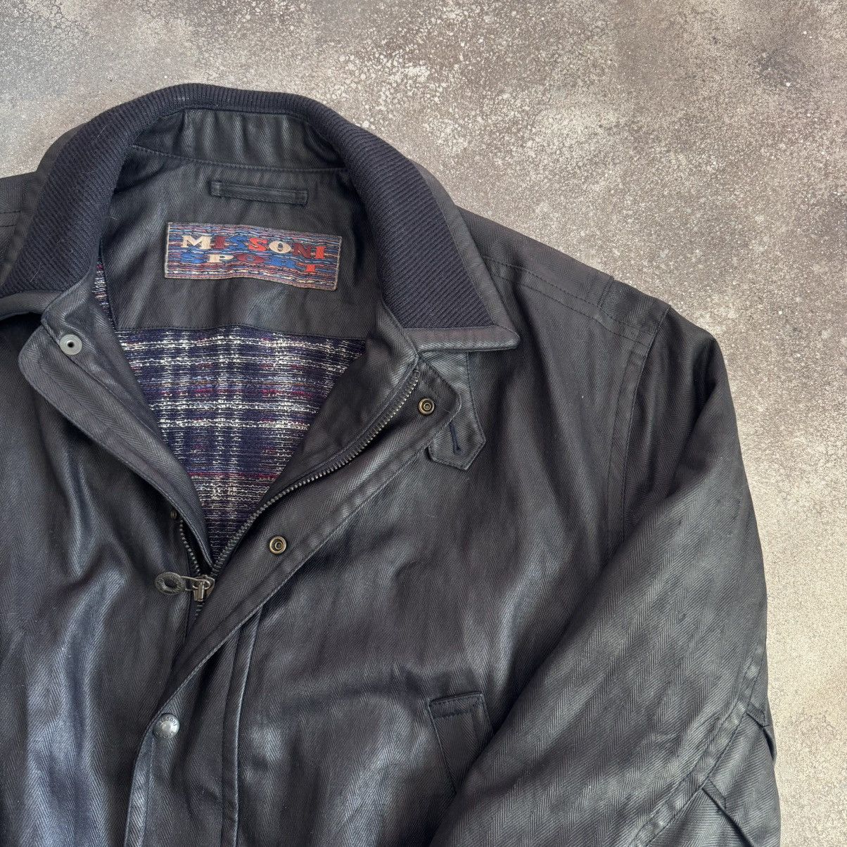Missoni 90s MISSONI Sport Vintage Bomber Jacket Size US M / EU 48-50 / 2 - 8 Thumbnail