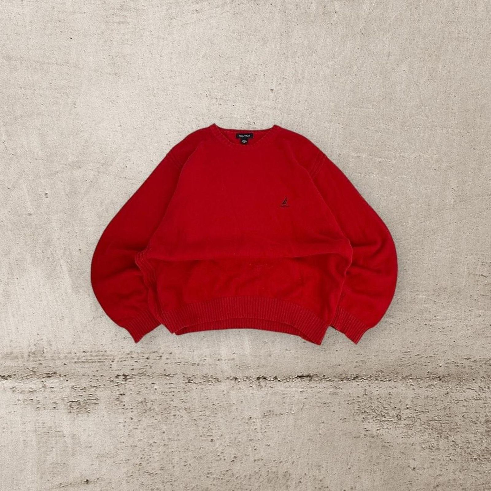 Nautica Vintage y2k baggy nautica sweater Size US XL / EU 56 / 4 - 3 Thumbnail