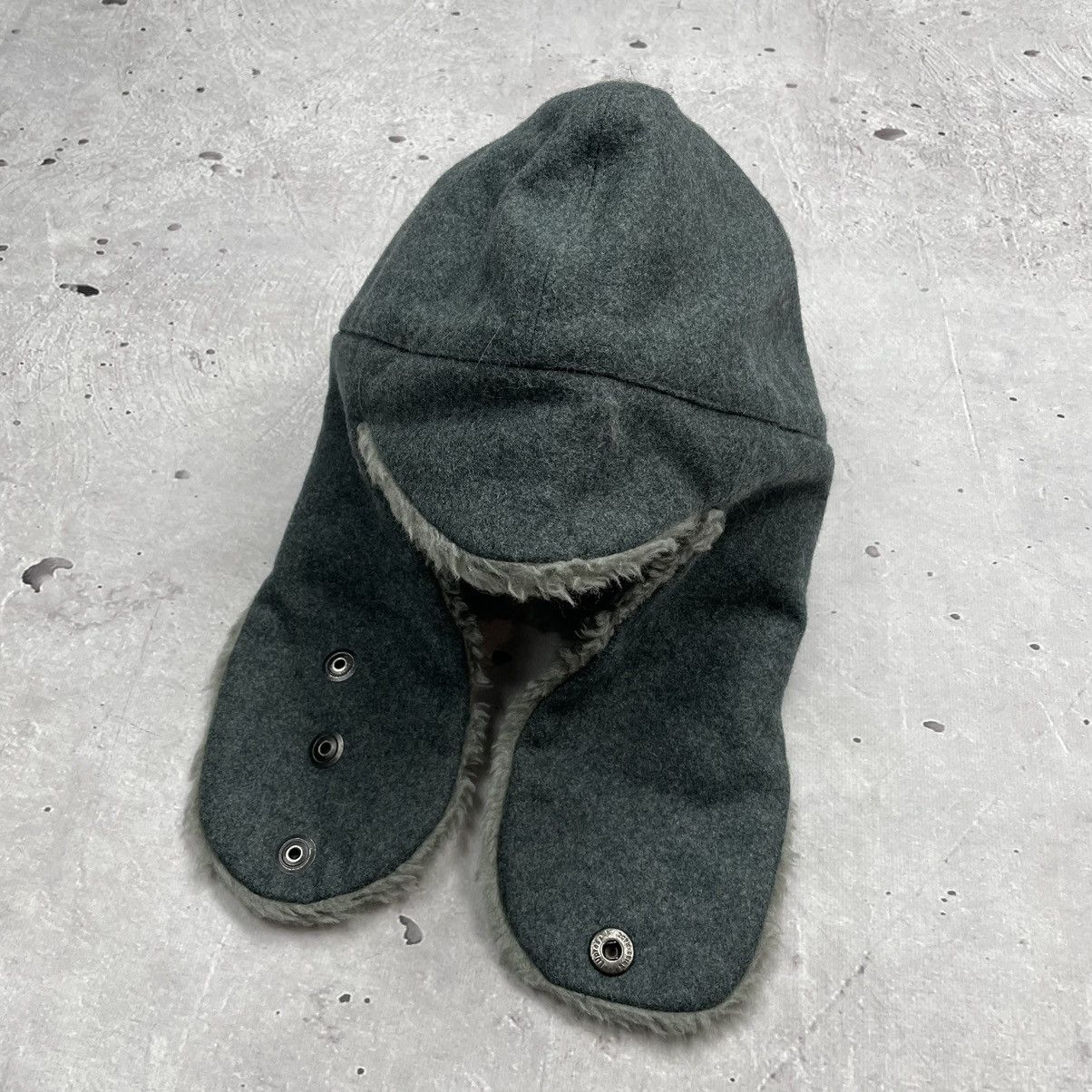 Japanese Brand × Vintage Vintage faux fur Germany military trapper ushanna hat y2k Size ONE SIZE - 2 Thumbnail