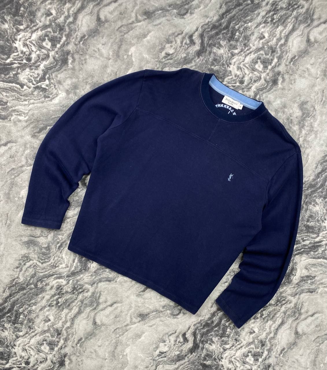 Yves Saint Laurent Vintage Yves Saint Laurent Sweatshirt Big Log Men Size XXL Size US XXL / EU 58 / 5 - 1 Thumbnail