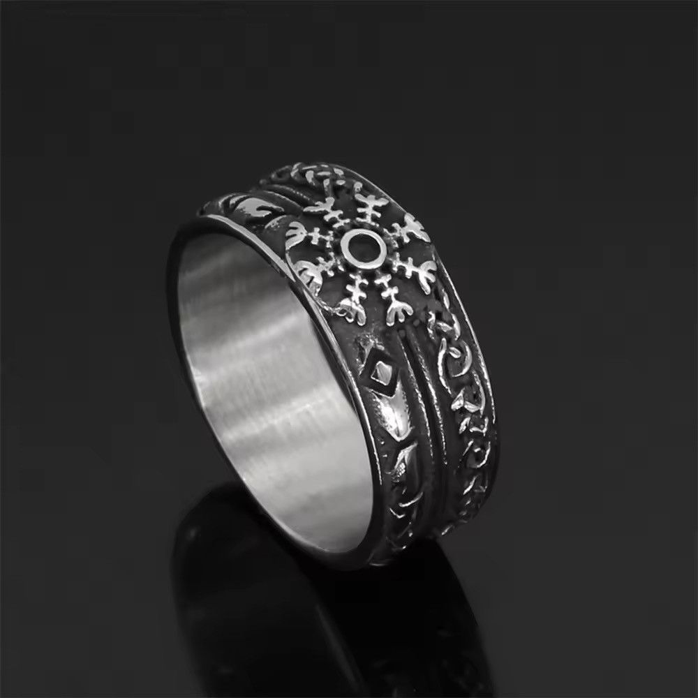 Other Vintage Norse Runes Compass Rings Size ONE SIZE - 5 Thumbnail