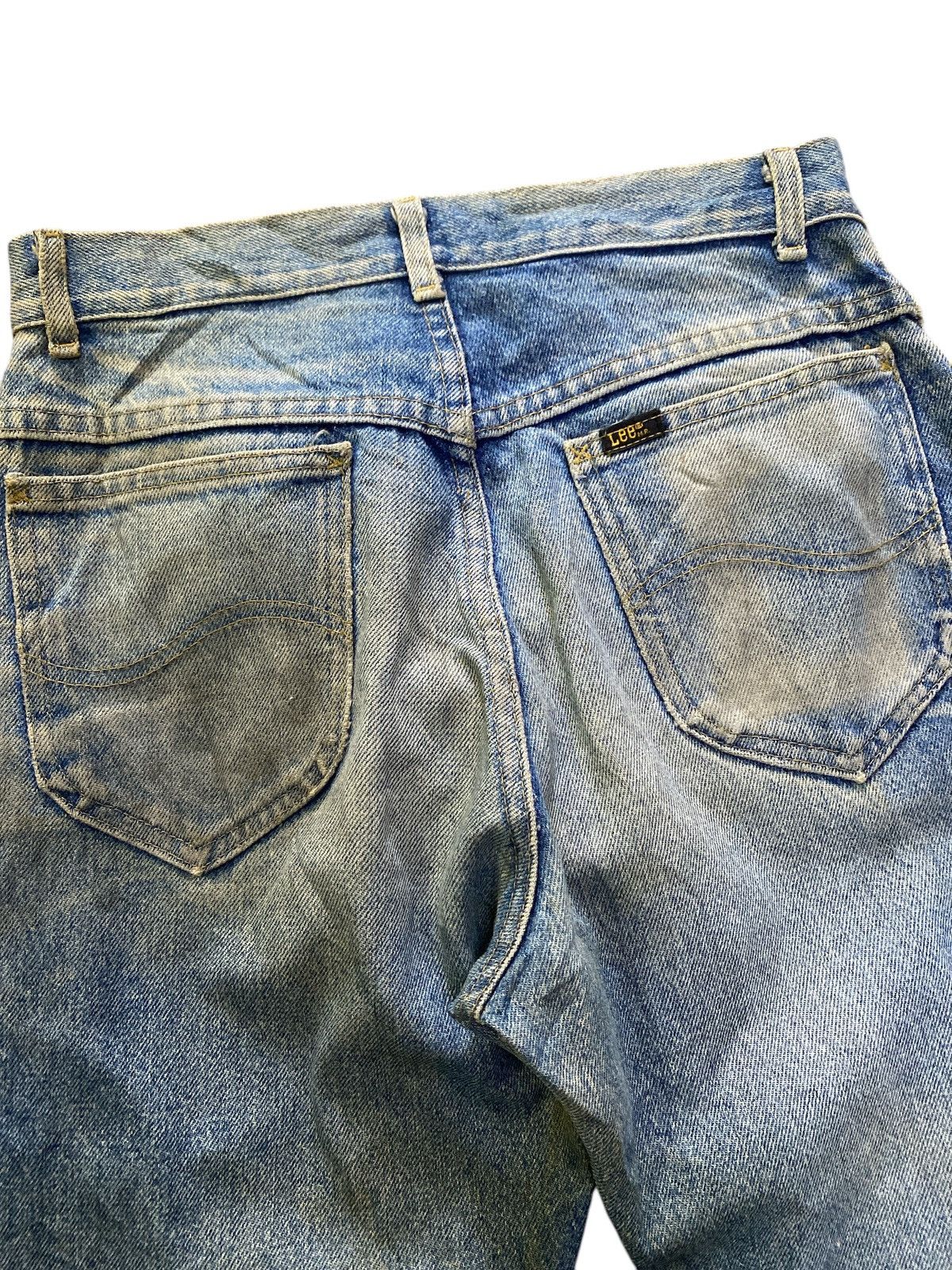 Lee × Vintage Vintage 80s Lee Rider Denim Distressed Size US 29 - 12 Thumbnail