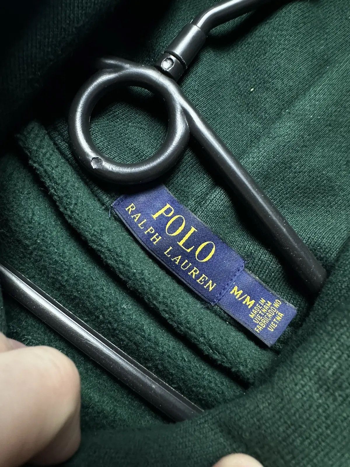 Polo Ralph Lauren Vintage polo Ralph Lauren green hoodie big logo number Size US M / EU 48-50 / 2 - 3 Thumbnail