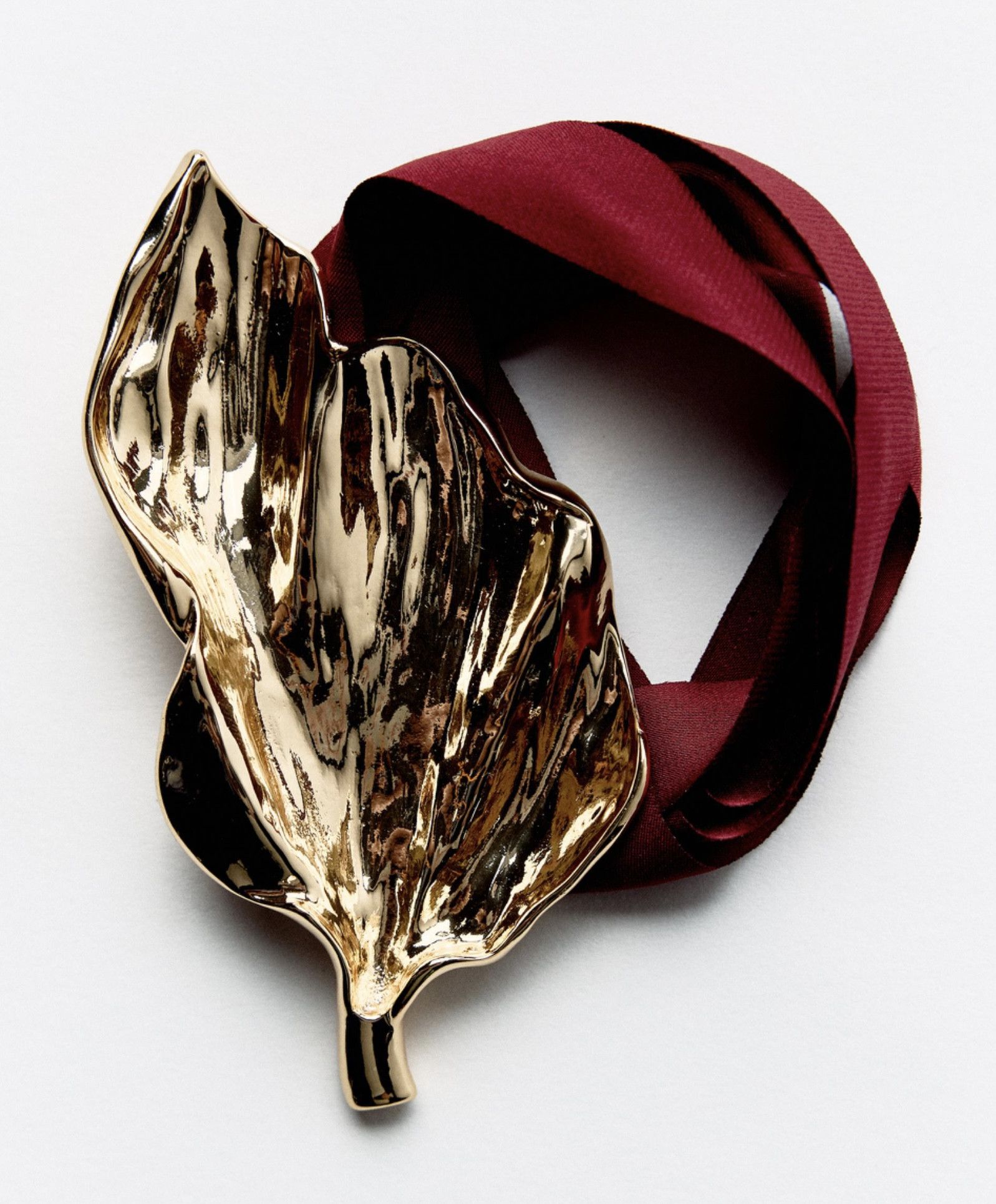 Zara Zara leaf corded necklace Size ONE SIZE - 4 Thumbnail