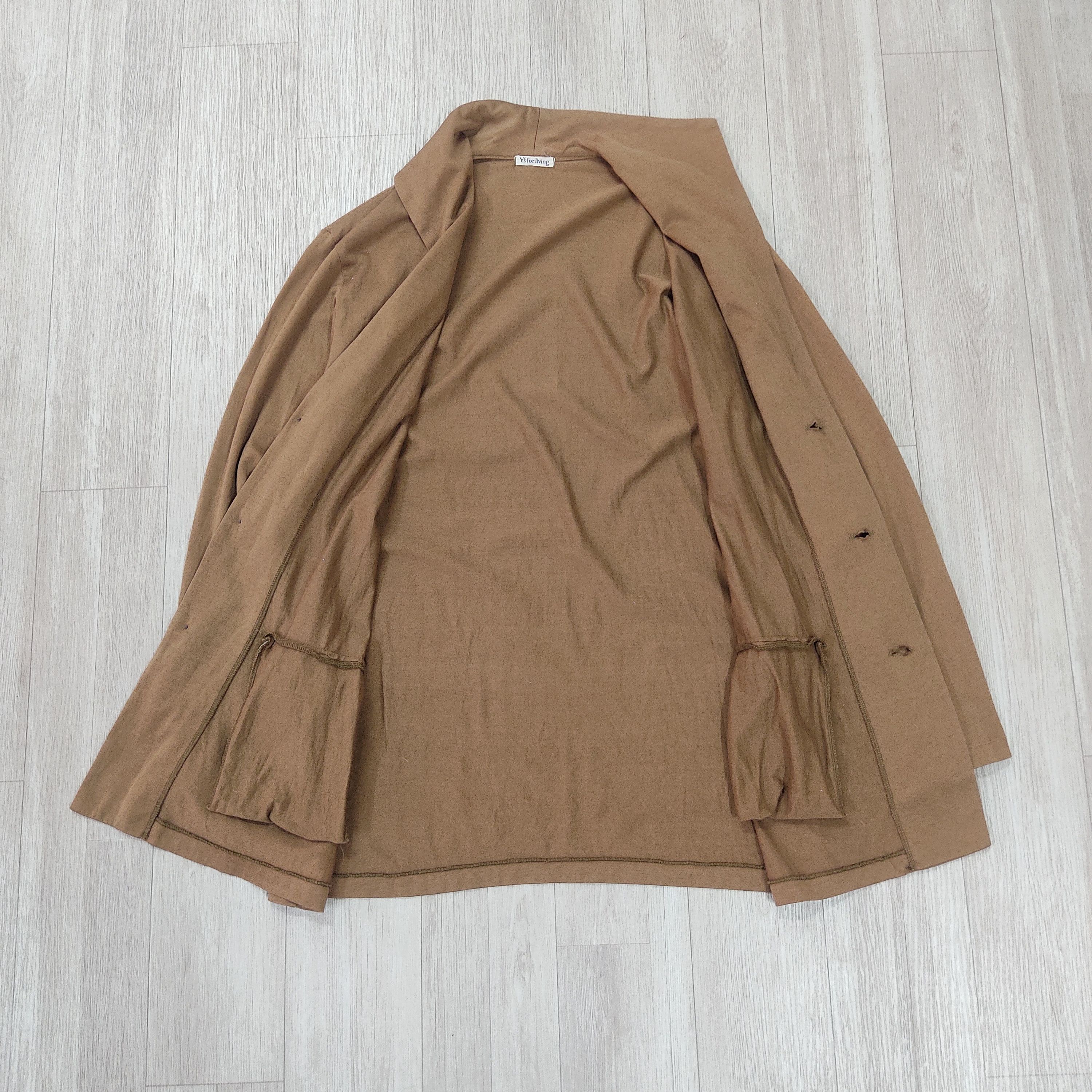 Yohji Yamamoto Y's For Living Button Up Light Cotton Cardigan Size S / US 4 / IT 40 - 10 Thumbnail