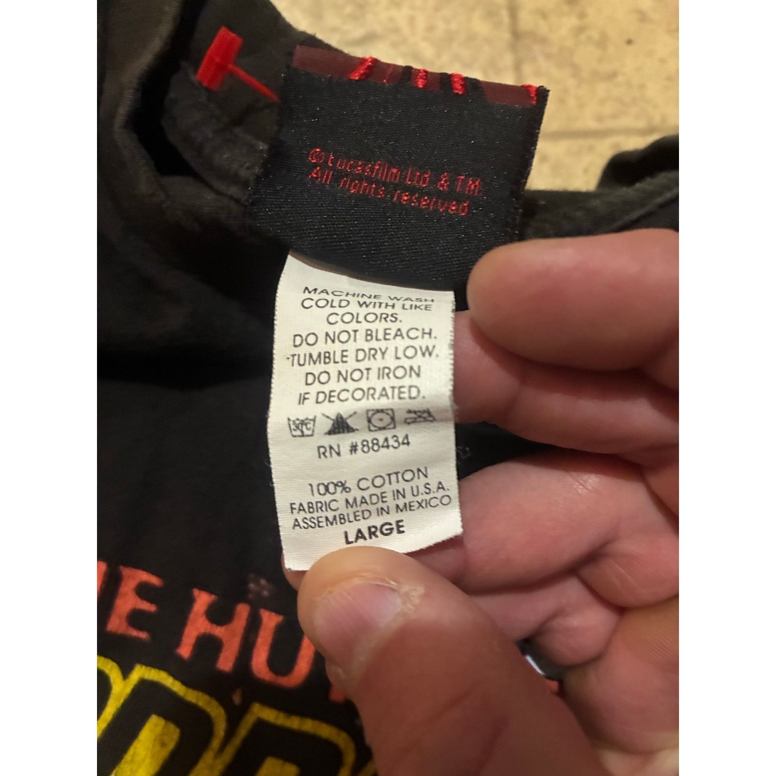 Other Vintage Y2K Star Wars Podracing T-Shirt Black(Youth Fit L) Size US L / EU 52-54 / 3 - 6 Thumbnail