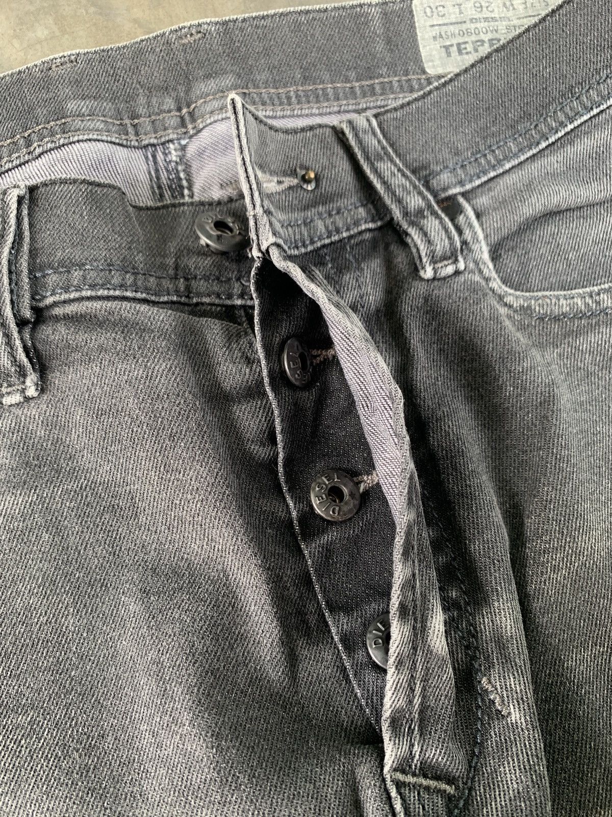 Diesel 2000s y2k diesel tepphar button fly denim Size US 29 - 8 Thumbnail