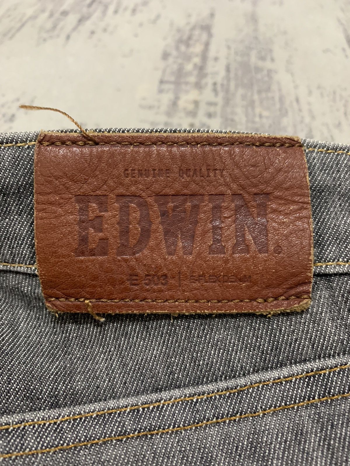 Japanese Brand Vintage Edwin Distressed Denim Kapital Boro Style 30x28 Size US 30 / EU 46 - 14 Thumbnail