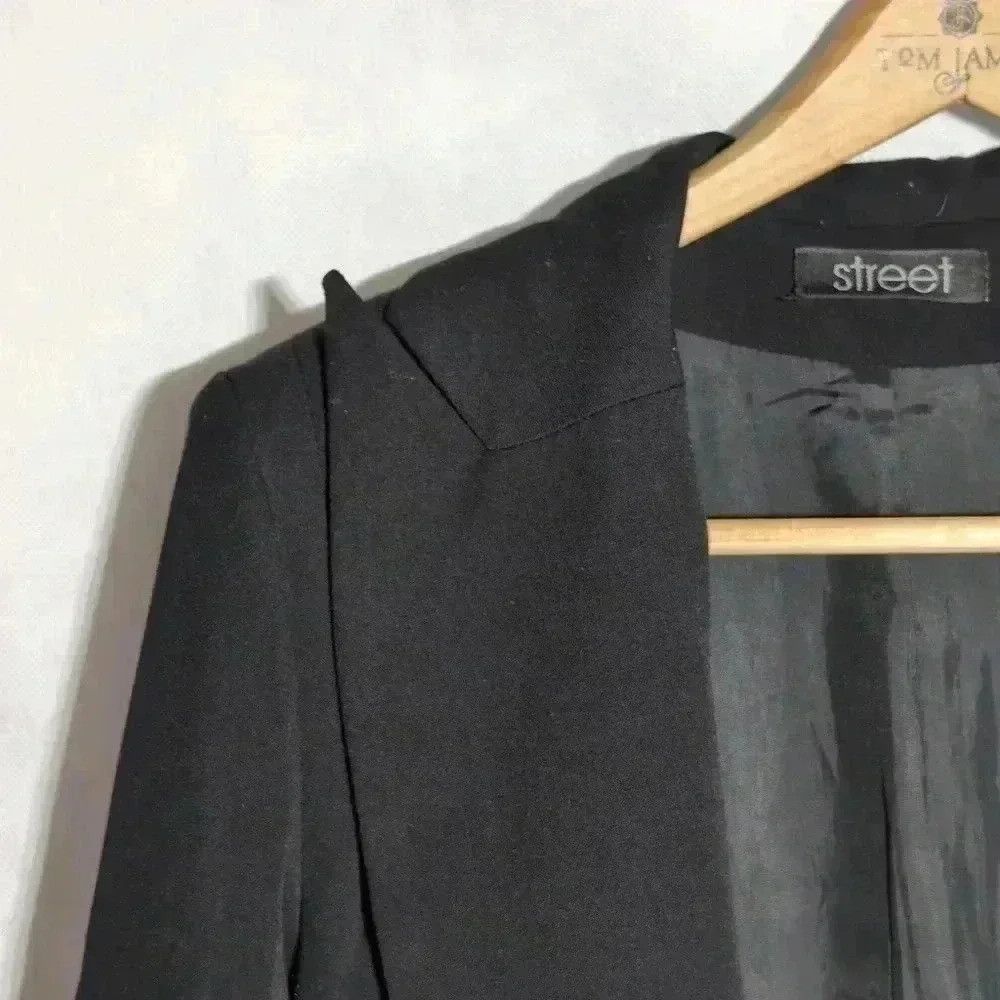 Vintage Moda Plus STREET women's suit unique lapels made in Sloveni Size L / US 10 / IT 46 - 2 Thumbnail