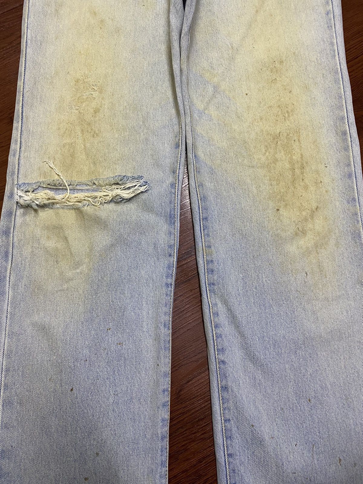 Edwin Vintage Edwin Only Genuine Faded Wash Distressed Loose Jeans Size US 32 / EU 48 - 9 Thumbnail