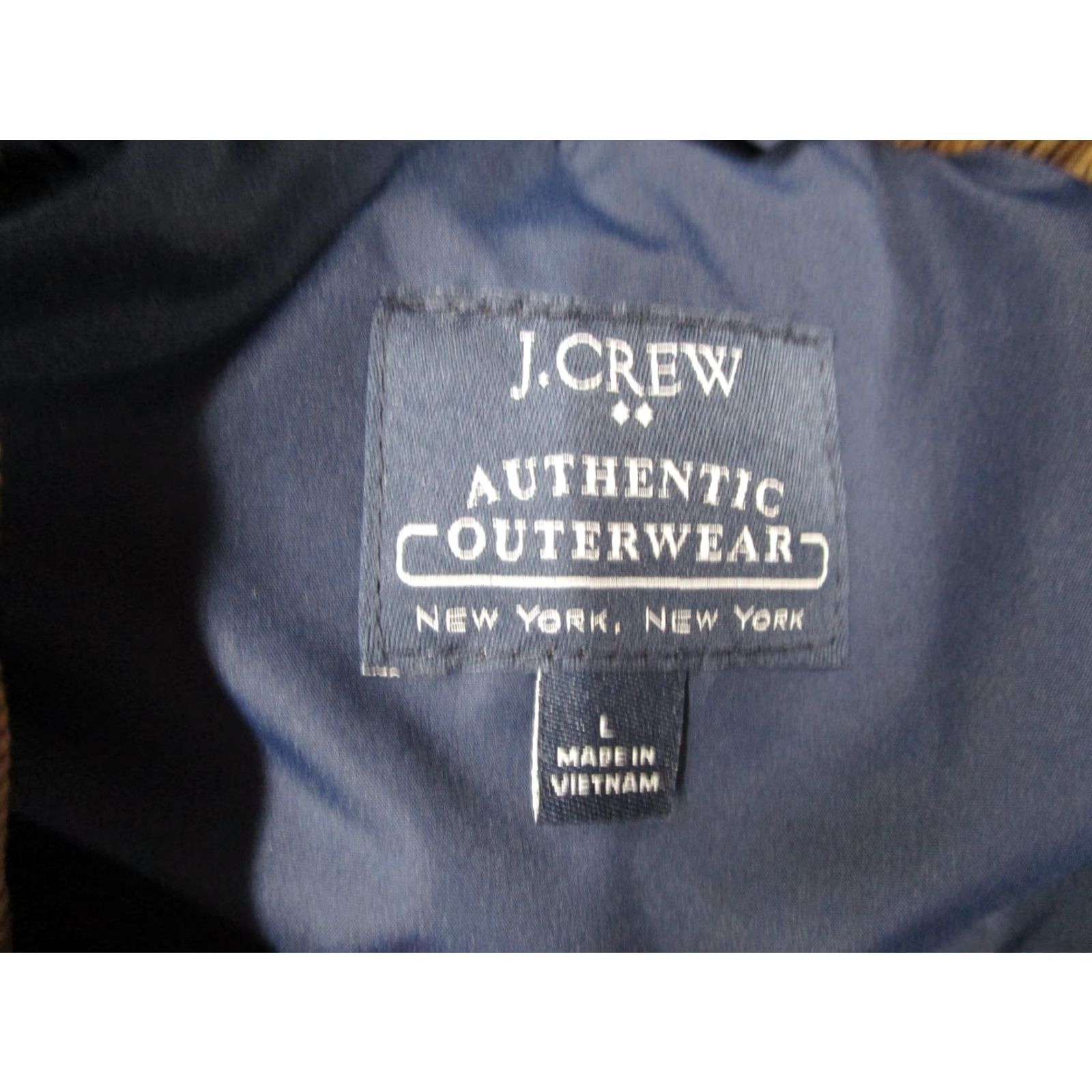 J.Crew J.Crew Vest Mens Large Blue Corduroy Yoke Snap Quilted Puffer Outerwear F4370 Size US L / EU 52-54 / 3 - 2 Thumbnail