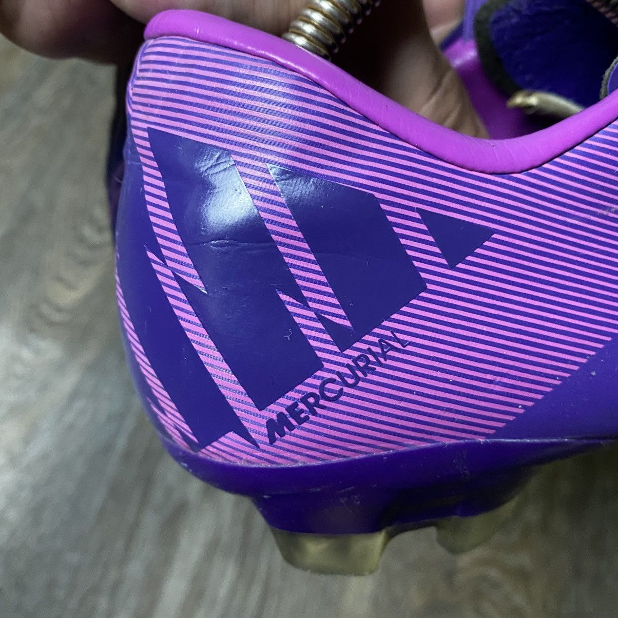 Nike CR7 SCARCE 2011 NIKE MERCURIAL VICTORY II Purple Cleats 42,5 Size US 9 / EU 42 - 7 Thumbnail