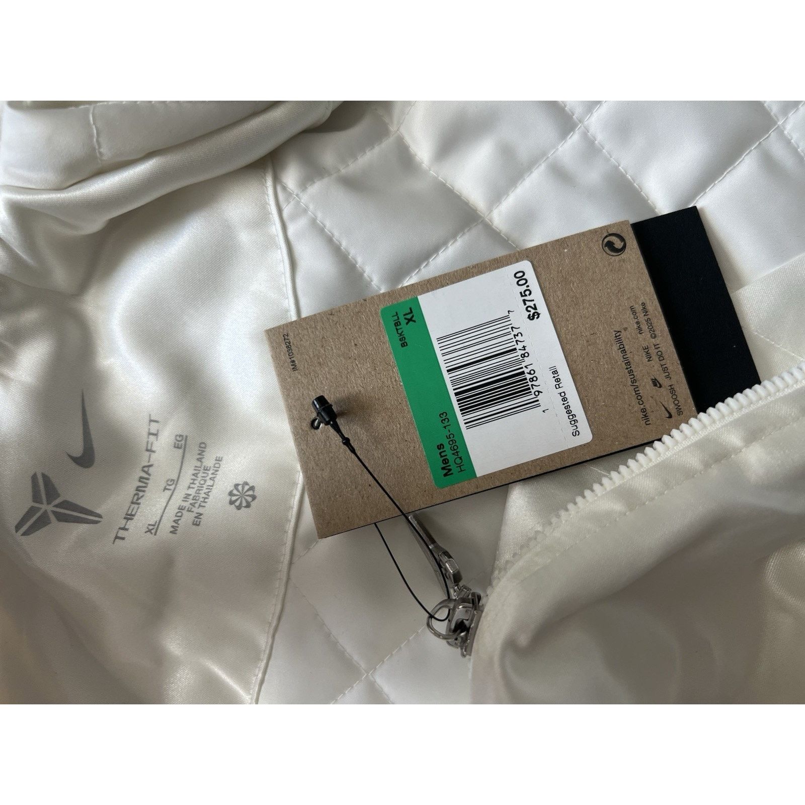 Nike Nike Kobe Year of Mamba THERMA-FIT Insulated Jacket Sail XL Size US XL / EU 56 / 4 - 8 Thumbnail