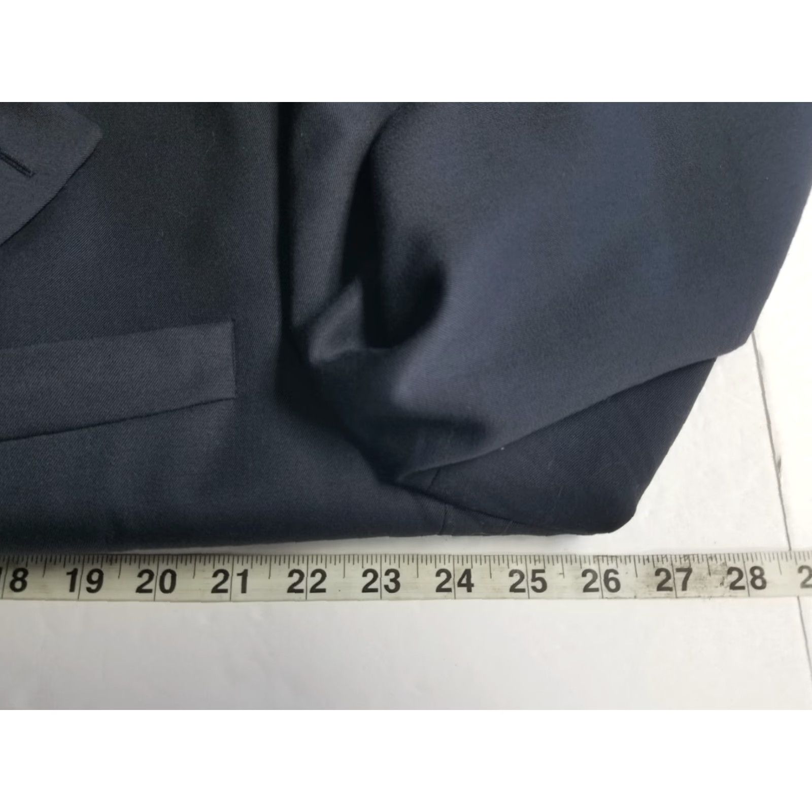 Vintage Barneys New York Blazer Mens Size 46 R Blue 100% Wool Sport Coat Jacket Size 46R - 4 Thumbnail