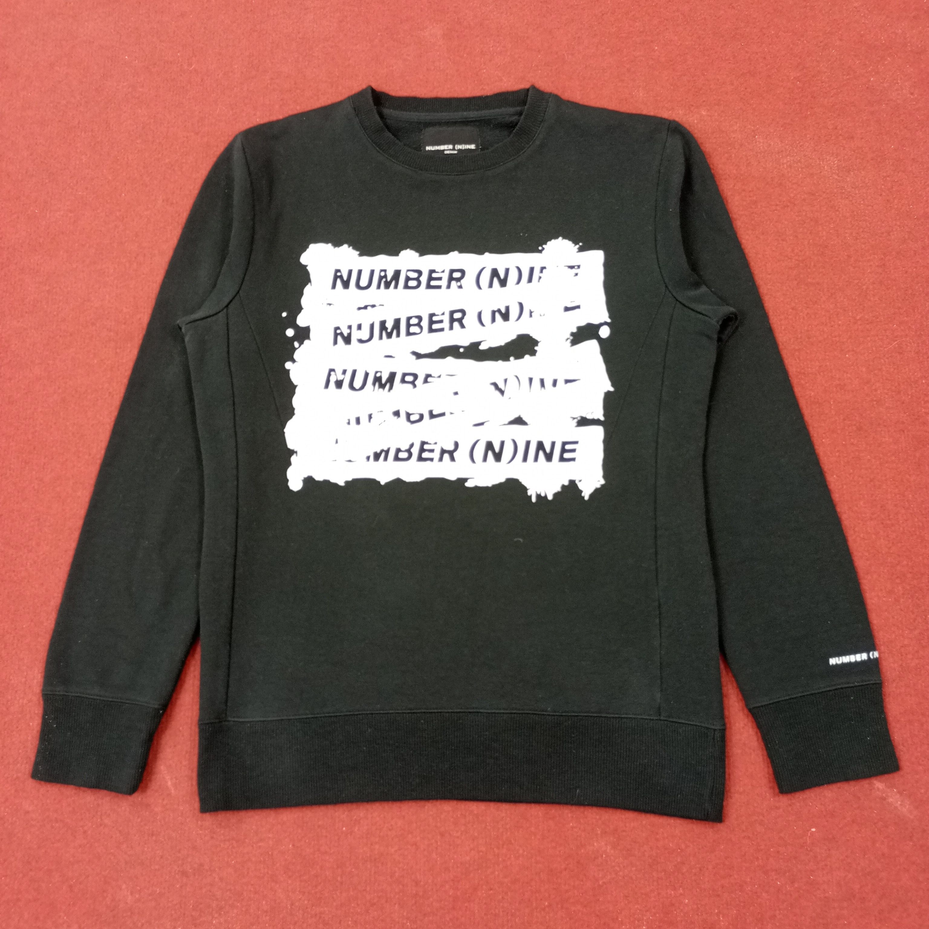 Number (N)ine Number Nine Japanese Brand Spellout Sweatshirt c237n15 Size US S / EU 44-46 / 1 - 1 Thumbnail