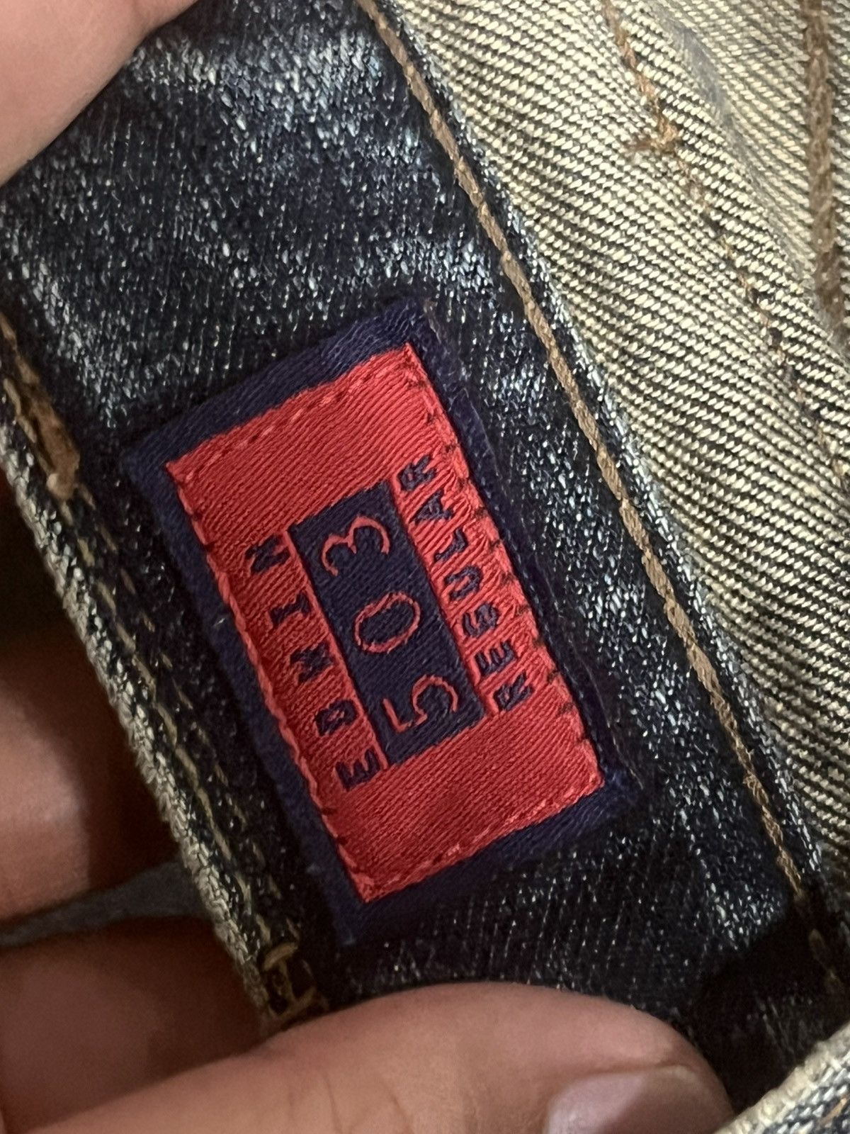 Edwin Vintage Japanese Brand Edwin 503Z Mud Blue Distressed Jeans Size US 30 / EU 46 - 18 Thumbnail