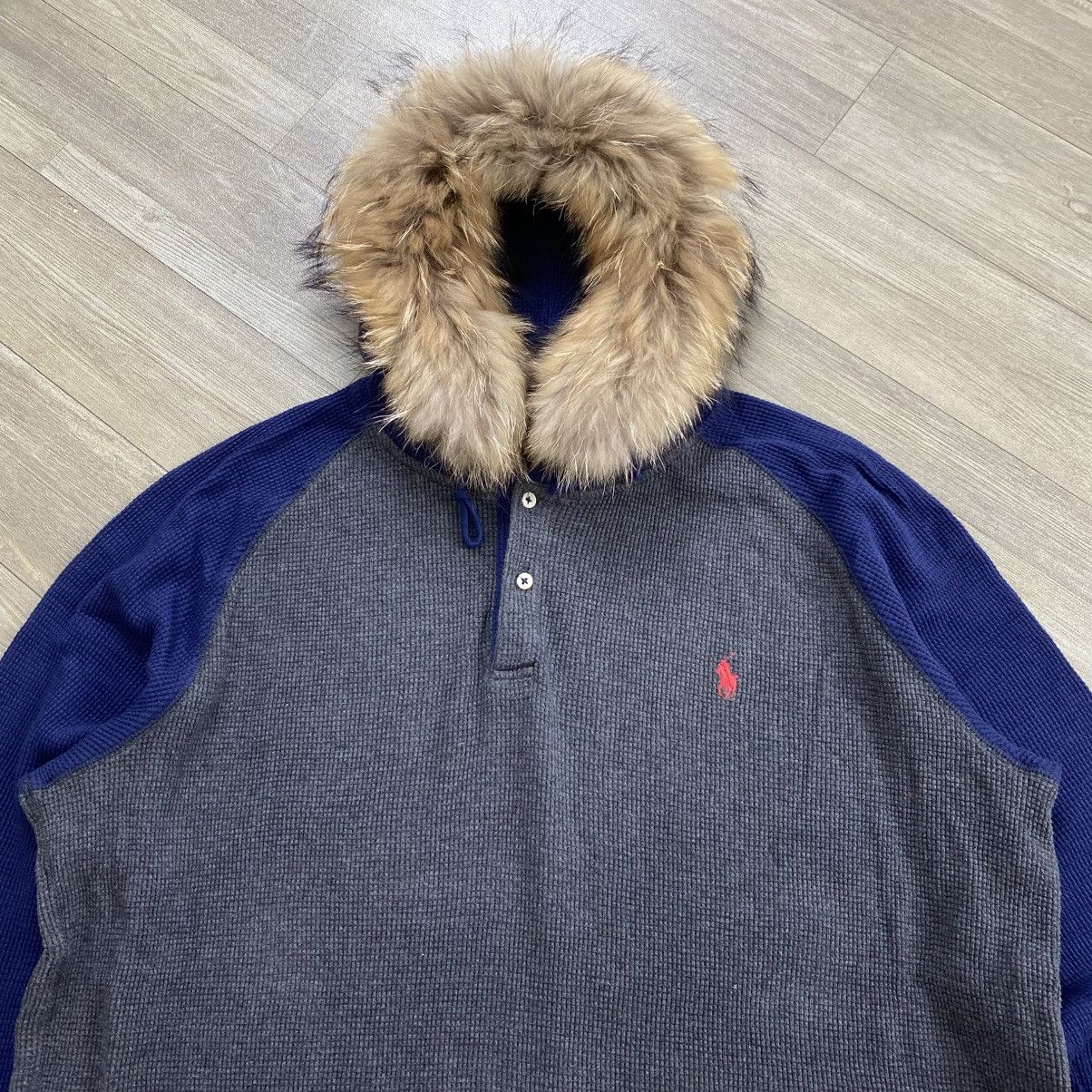 Polo Ralph Lauren Polo Raplh Lauren Knitted Ifsixwasnine Kmrii Lgb Fur Hoodie Size US XXL / EU 58 / 5 - 2 Thumbnail