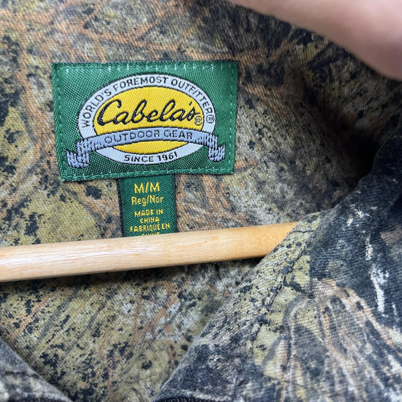 Cabelas Vintage Tree Camo Harrington Cabelas Jacket Hunting Medium Size ONE SIZE - 5 Thumbnail