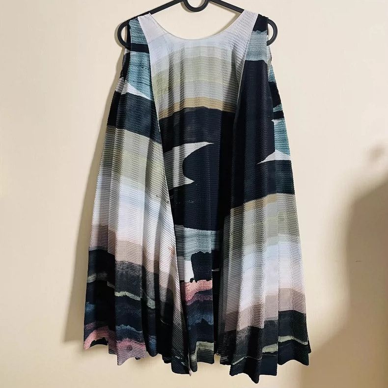 Issey Miyake Issey Miyake Ink-wash dress Size M / US 6-8 / IT 42-44 - 7 Thumbnail