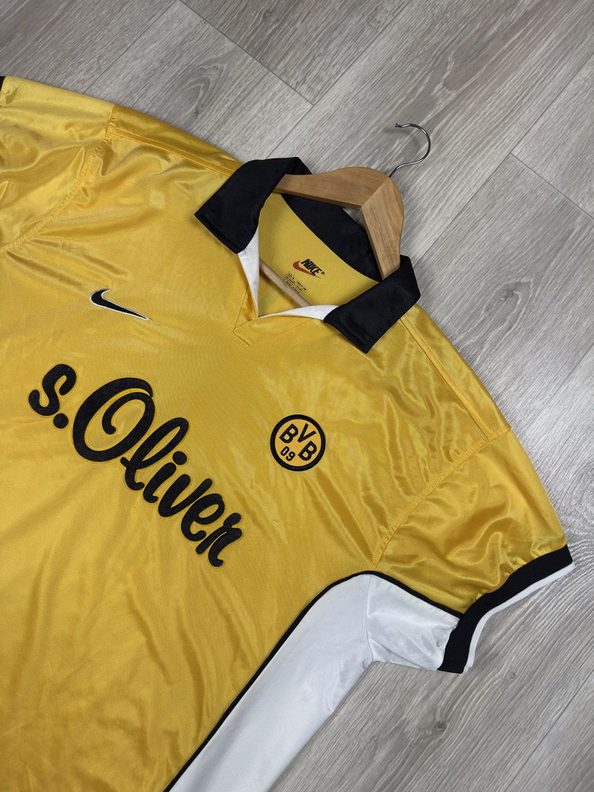 Nike Borussia Dortmund 1998/2000 Home Vintage Jersey Nike Shirt Size US XL / EU 56 / 4 - 2 Thumbnail