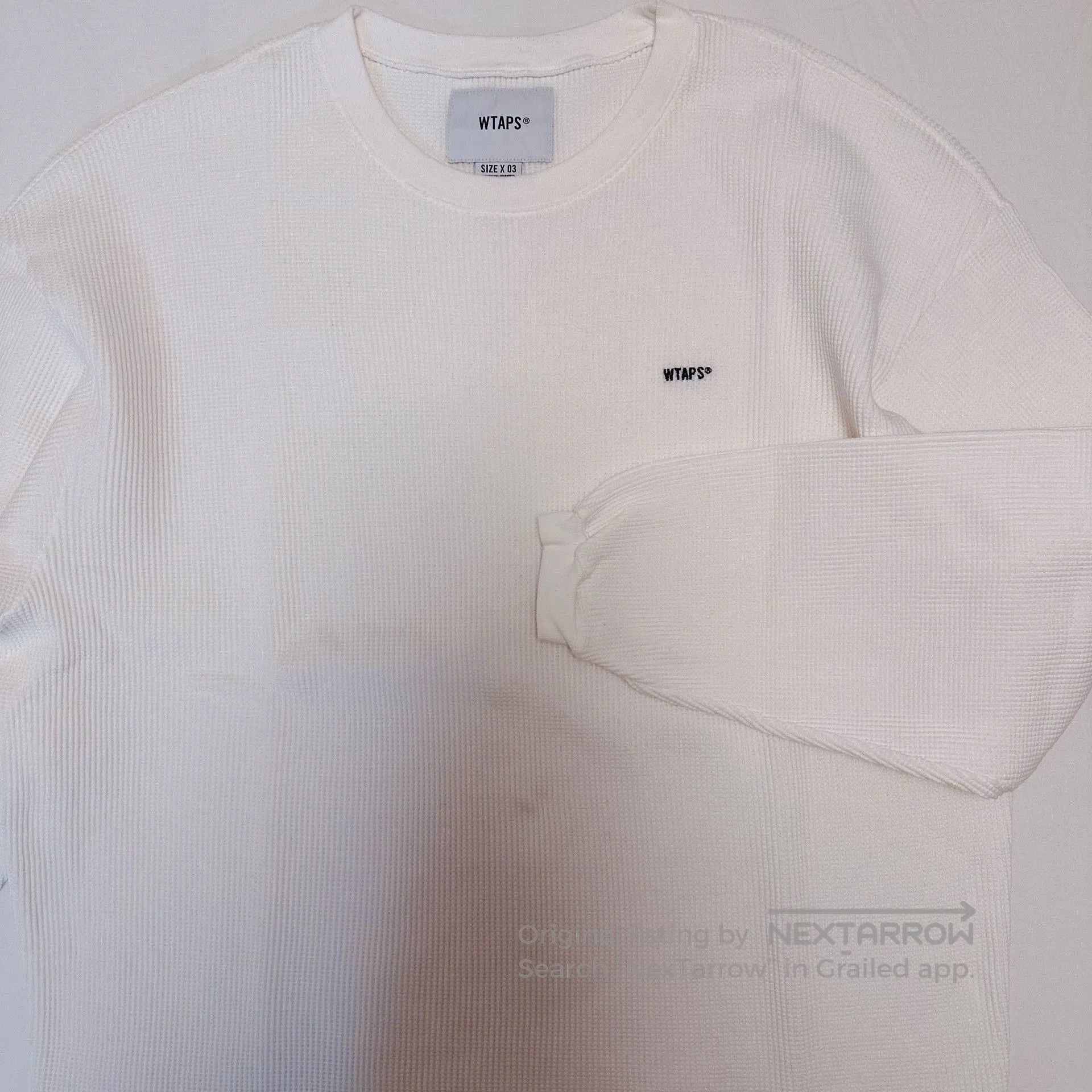 Wtaps WTAPS Waffle Long Sleeve. Size US L / EU 52-54 / 3 - 1 Thumbnail