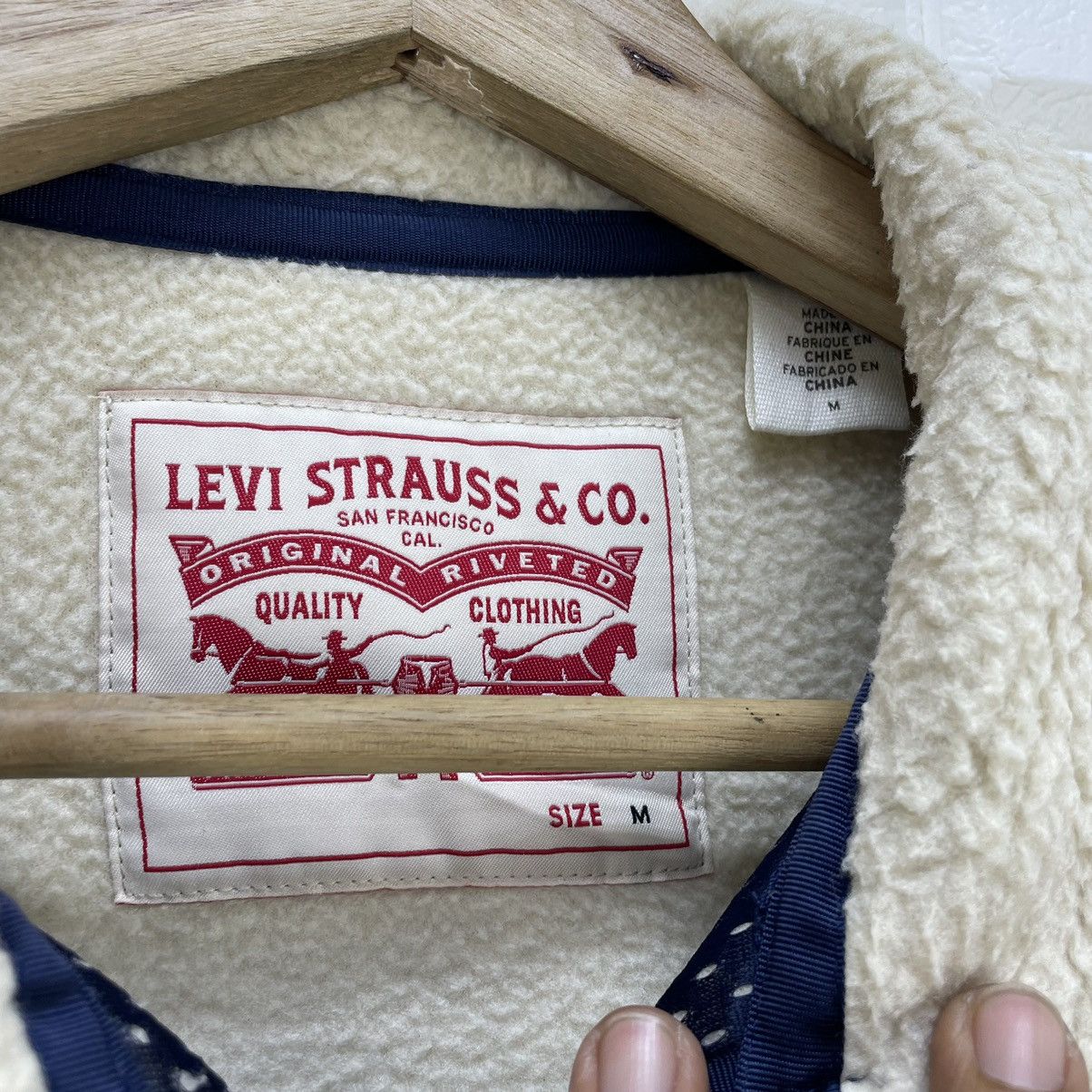 Levi's Vintage Levis Deep Pile Jacket Size US S / EU 44-46 / 1 - 5 Thumbnail