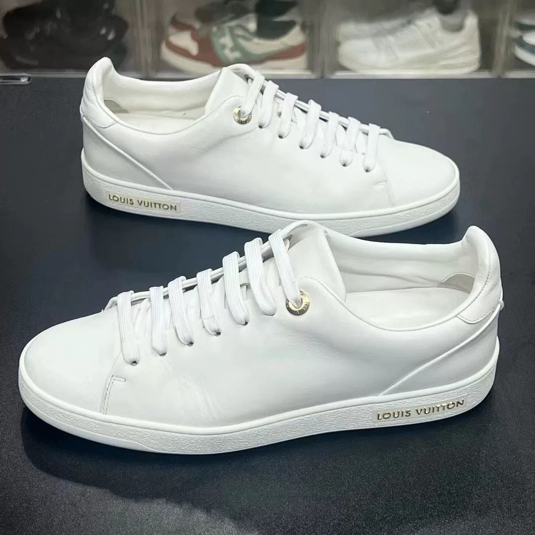 Louis Vuitton Louis Vuitton White Shoes Low Top Size US 10 / EU 43 - 1 Thumbnail