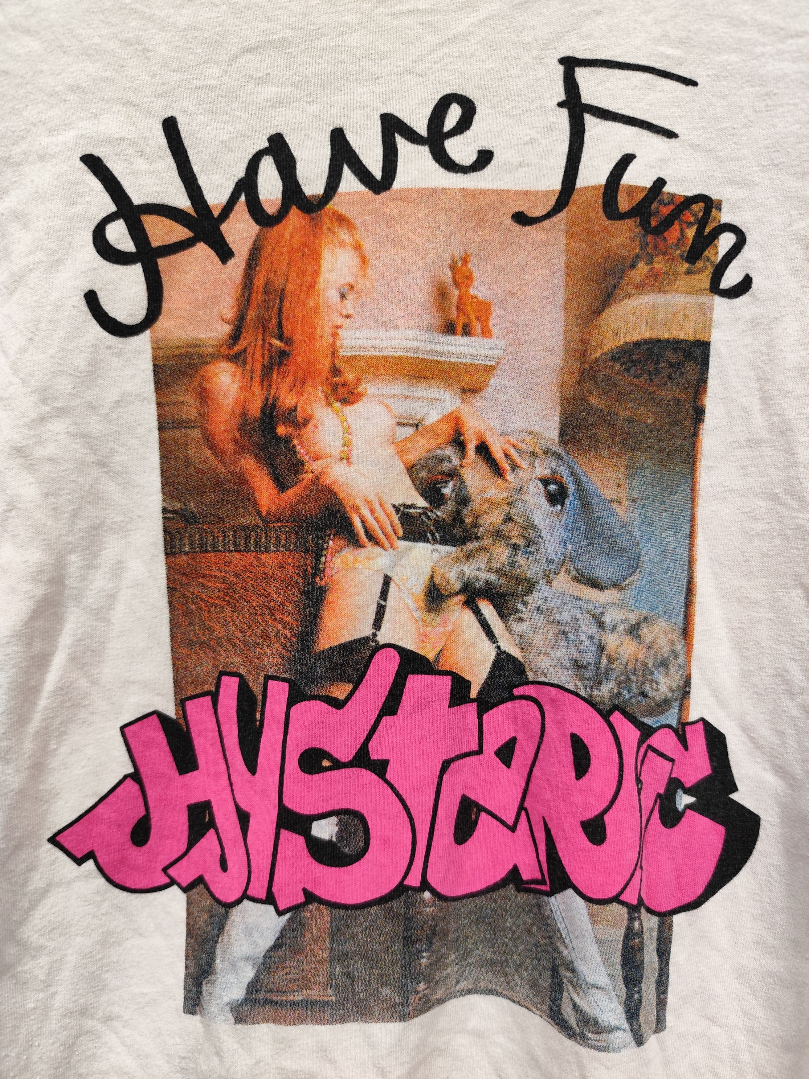 Hysteric Glamour vintage t shirt hysteric glamour have fun Size S / US 4 / IT 40 - 2 Thumbnail