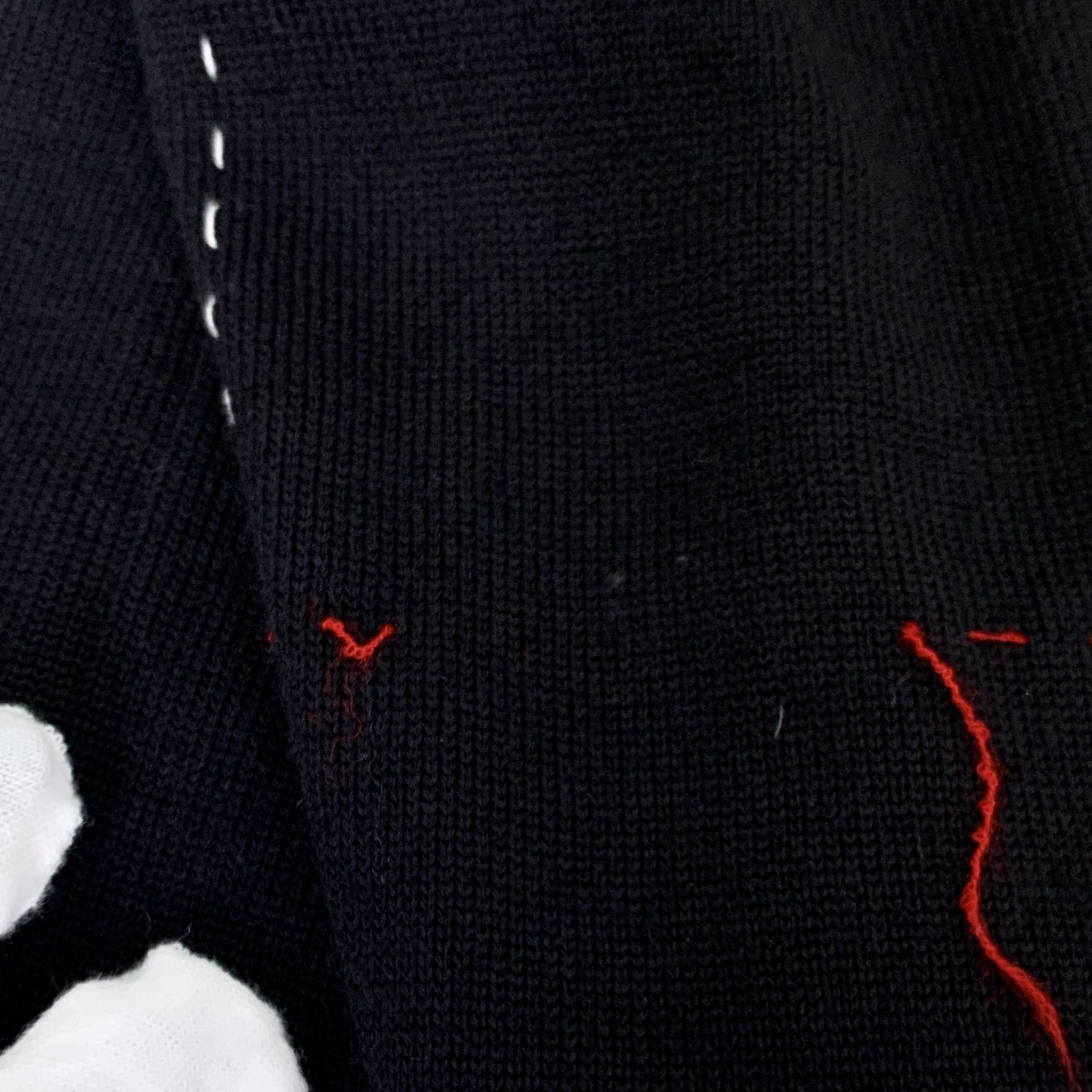 Dior Dior Black Wool Knit Sweater Design (Size XS) Size XS / US 0-2 / IT 36-38 - 3 Thumbnail