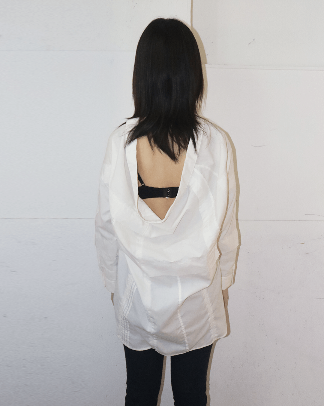 Maison MIHARA YASUHIRO Mihara Yasuhiro "Modified" Patchwork Open Collar Shirt Size ONE SIZE - 4 Thumbnail