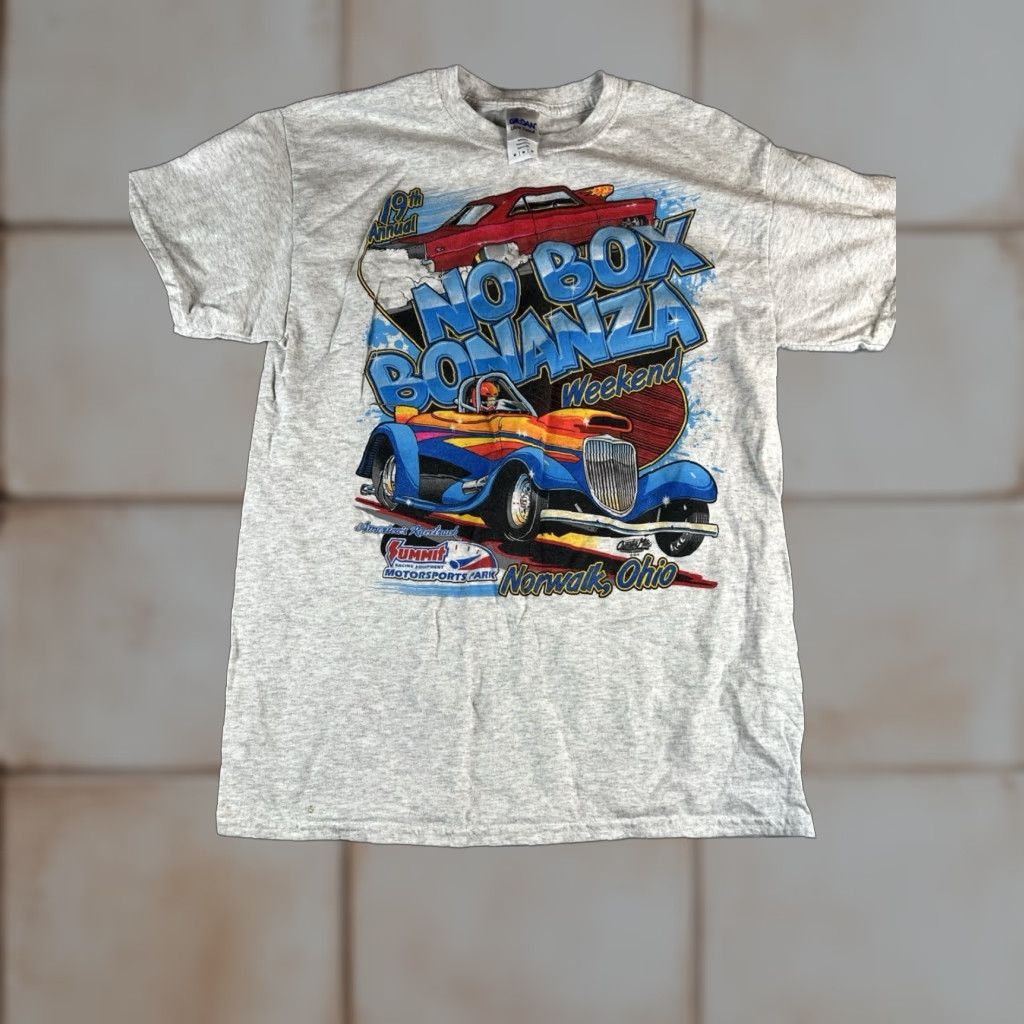 Vintage Race Car Graphic T Shirt Mens M Motorsports Size US M / EU 48-50 / 2 - 1 Thumbnail