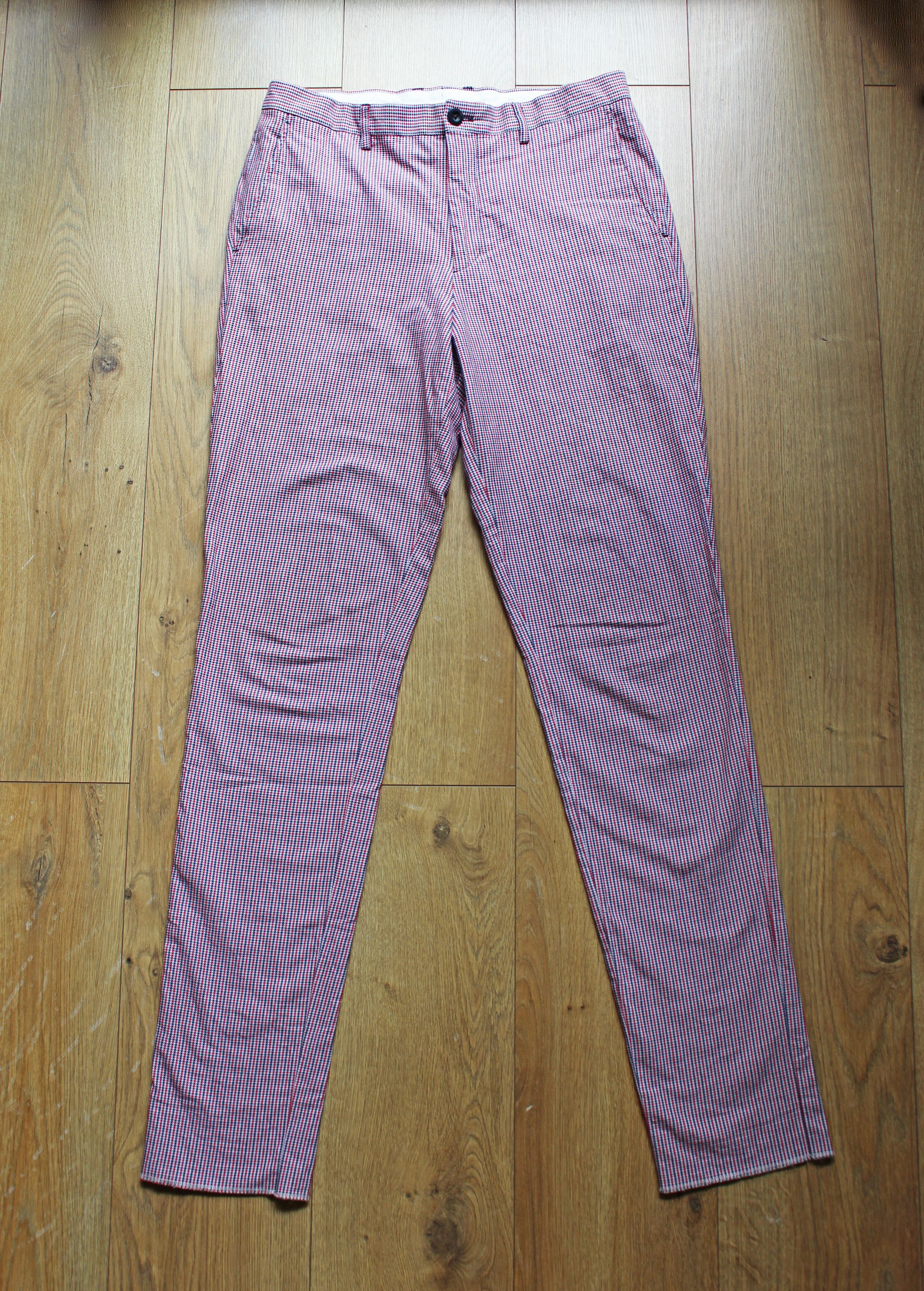 Mr P. Tapered Puppytooth Stretch-Cotton Golf Trousers Size US 32 / EU 48 - 2 Thumbnail