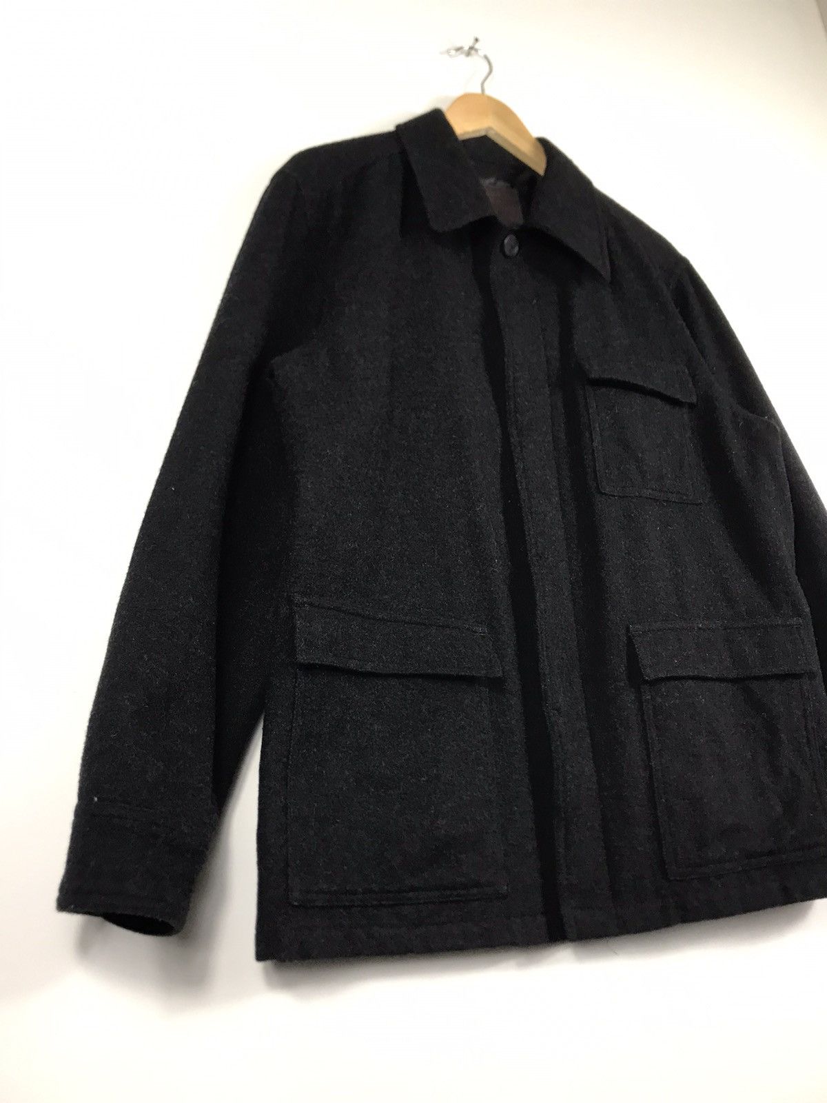 Japanese Brand × Takeo Kikuchi ⚡️Vintage Takeo Kikuchi Wool Button Chore Shirt Jacket Size US M / EU 48-50 / 2 - 2 Thumbnail