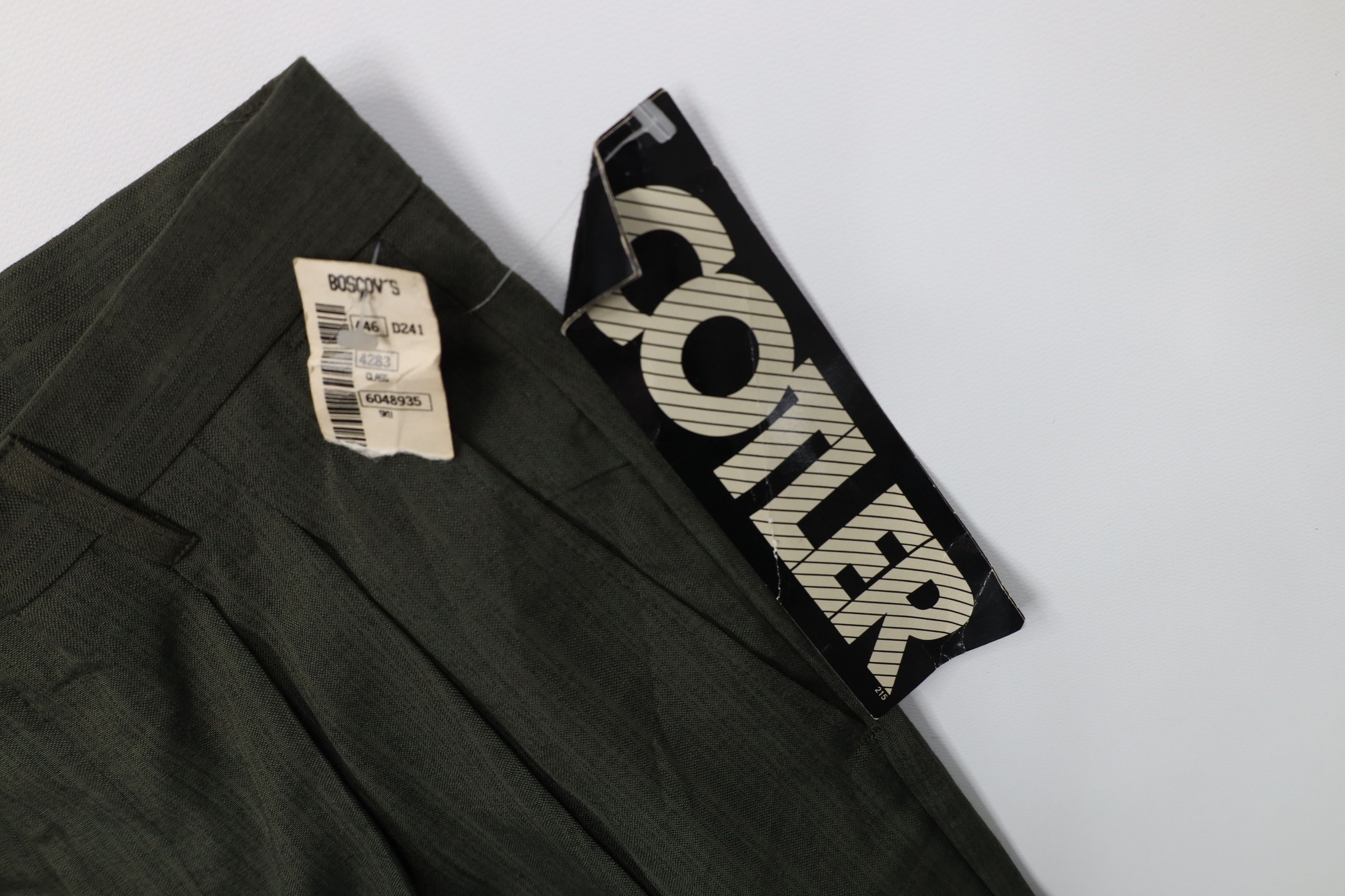 Vintage Deadstock Vintage 70s 80s Gabardine High Waist Chino Pants Size 28" / US 6 / IT 42 - 5 Thumbnail