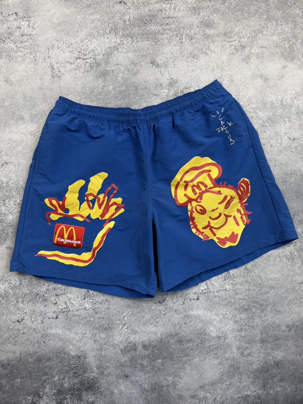 Travis Scott Travis Scott x McDonalds Cactus Jack Illustration Shorts Size US 34 / EU 50 - 4 Thumbnail