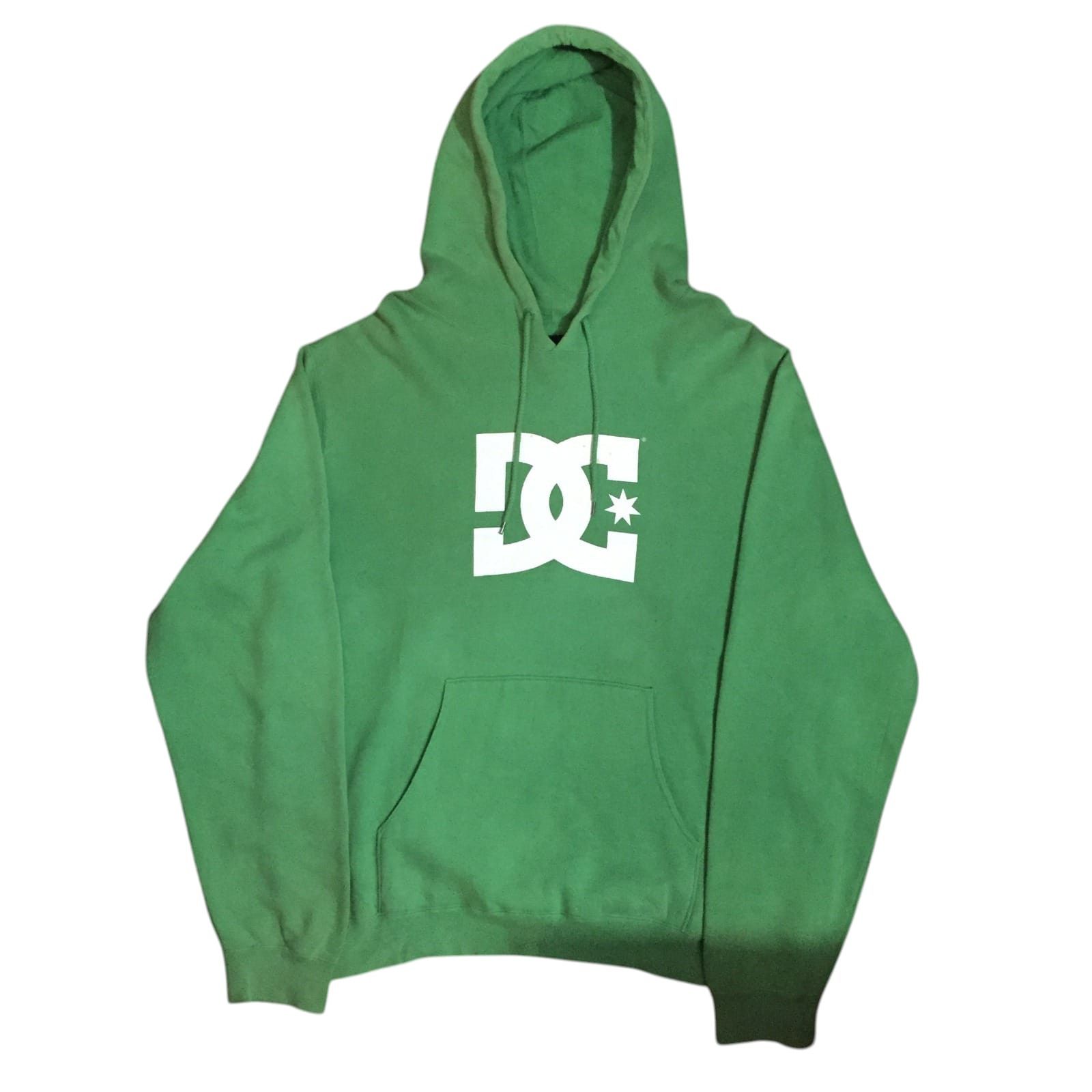 DC DC Shoes Logo Hoodie Green Size US XL / EU 56 / 4 - 1 Thumbnail