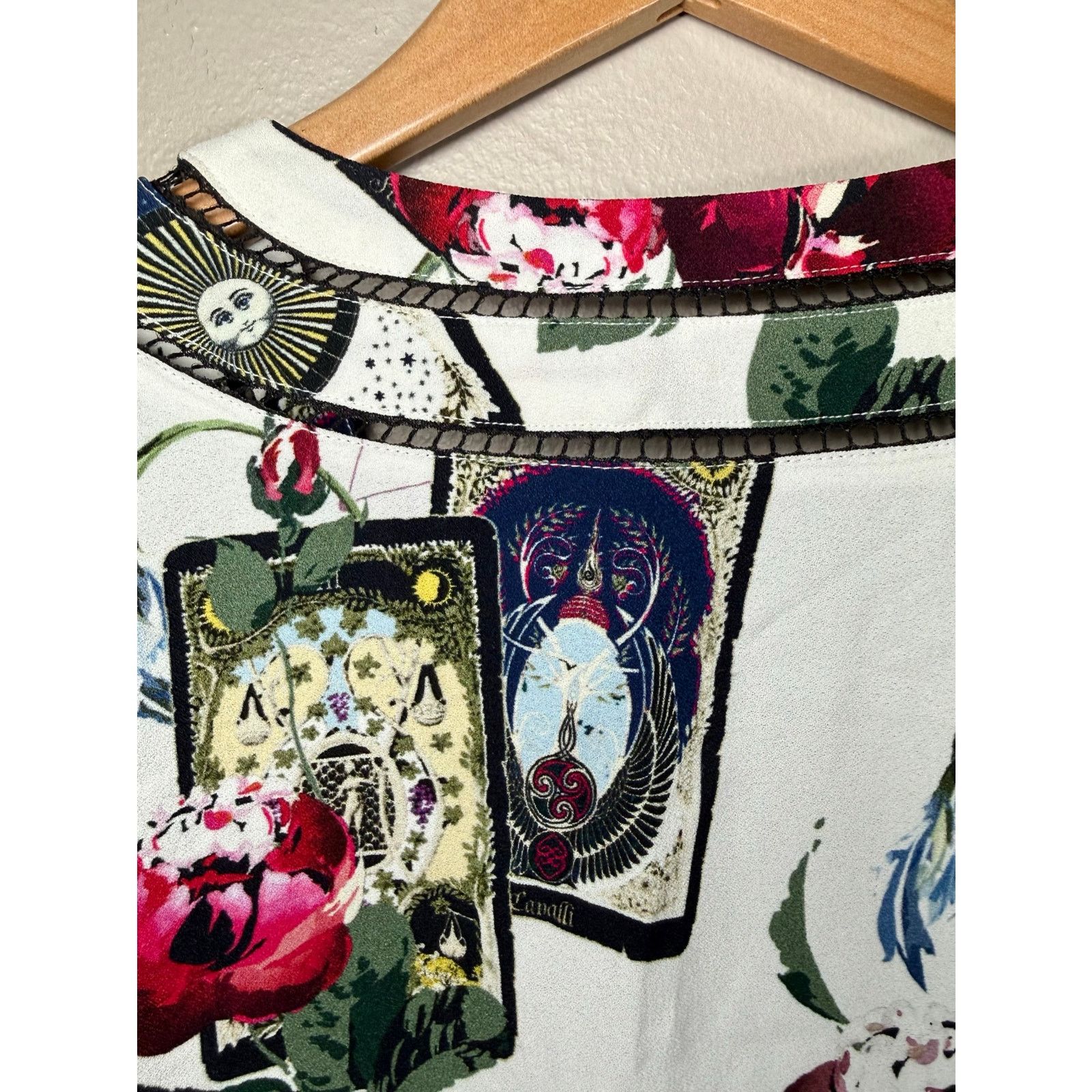 Roberto Cavalli Roberto Cavalli Floral Tarot Card Dress in 44IT/8 US $2300 Size M / US 6-8 / IT 42-44 - 10 Thumbnail
