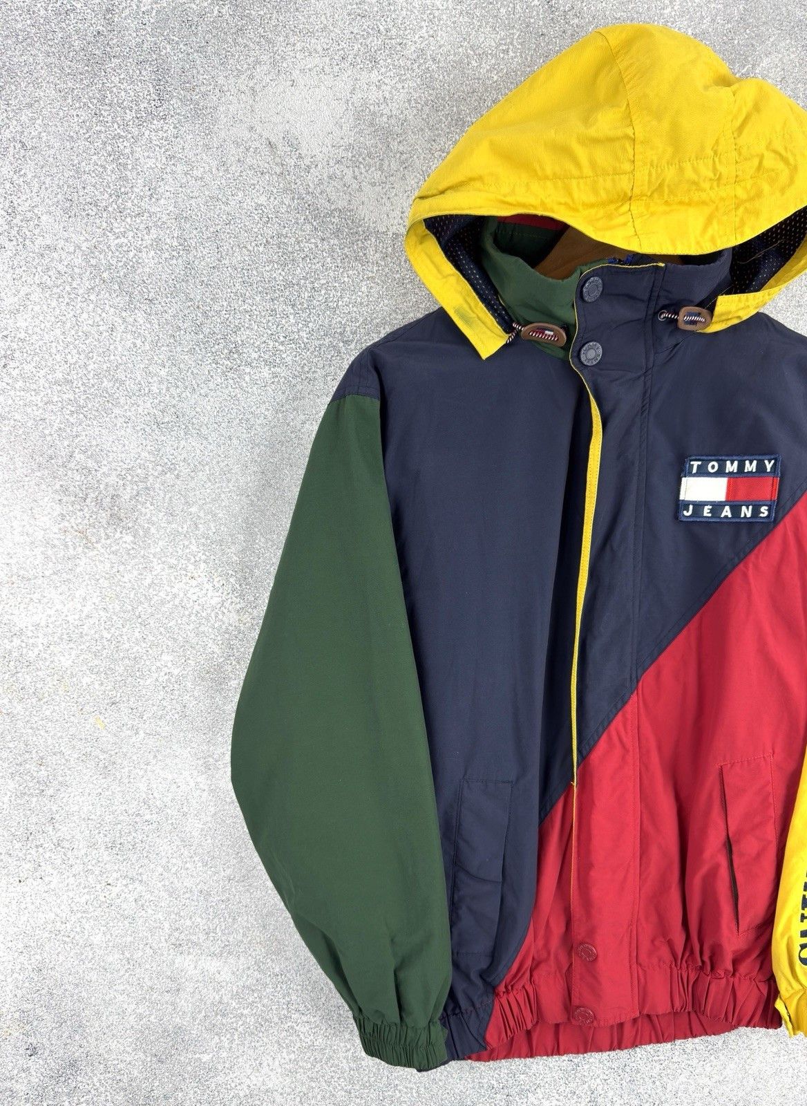 Tommy Hilfiger Tommy Hilfiger Tommy Jeans 90's Color-Blocked Hooded Sailing Size US XS / EU 42 / 0 - 5 Thumbnail