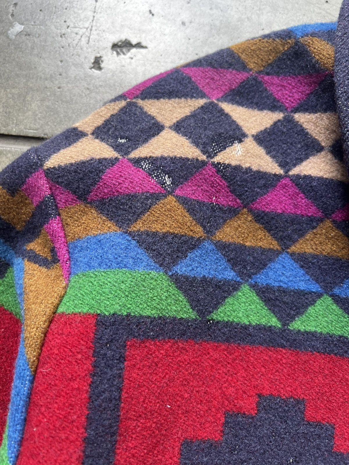 Vintage ‘70s Pendleton Aztec Blanket Wool Jacket Western Wear Size US L / EU 52-54 / 3 - 8 Thumbnail