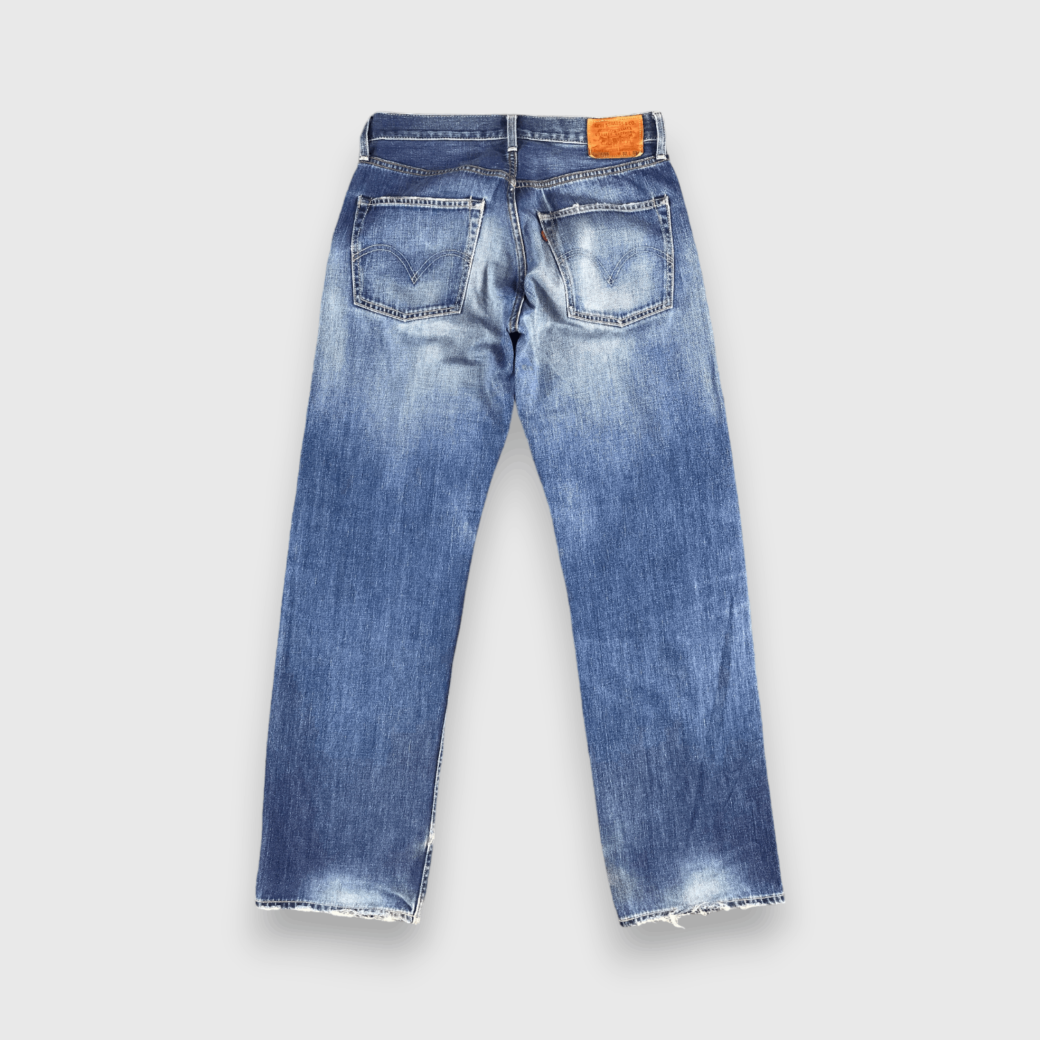 Levi's 90s Vintage Blue Wash Levis 503 Jeans-J1764 Size US 33 - 2 Thumbnail